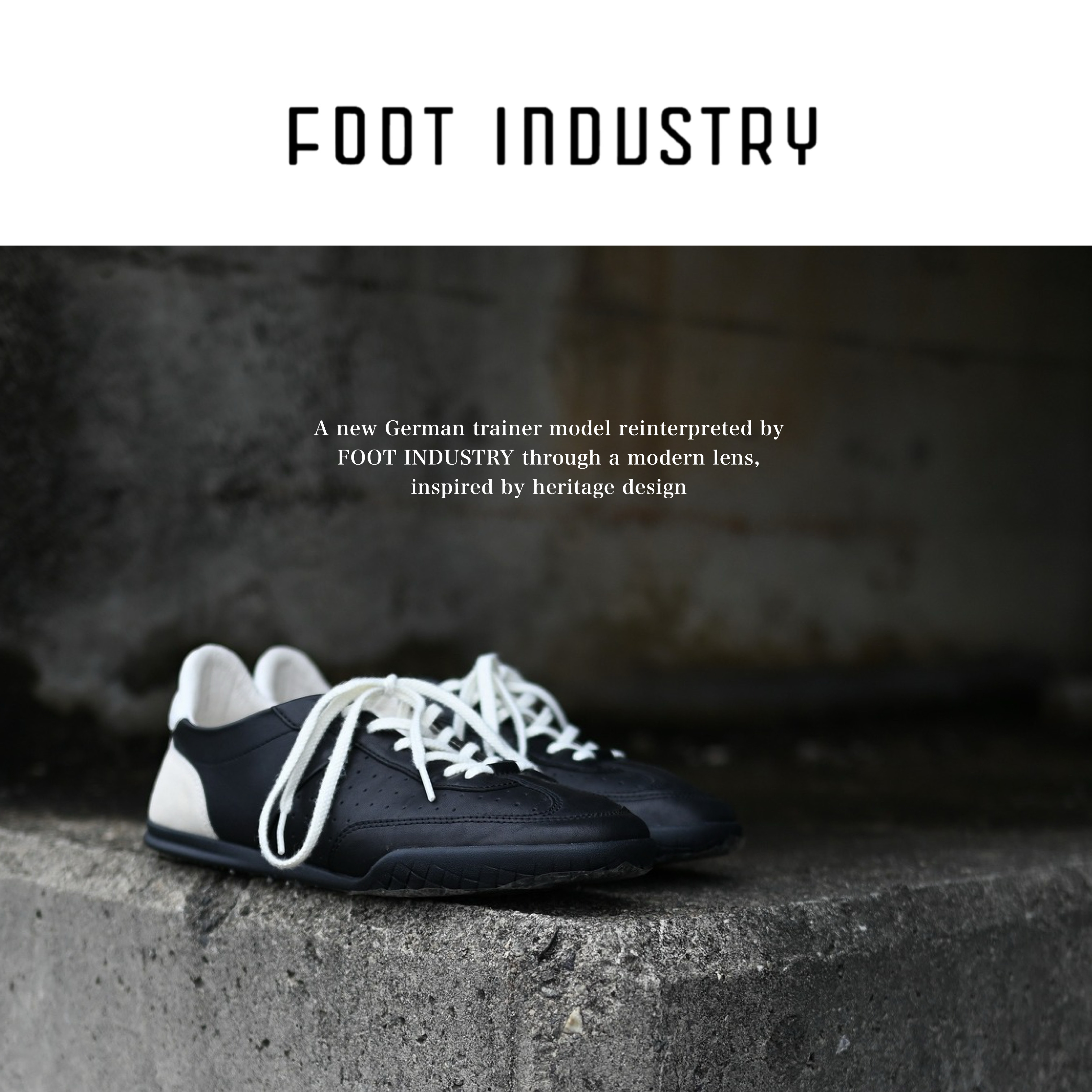FOOT INDUSTRYらしい再解釈が光る、新型ドイツ製トレーナー「ANTHRACITE」