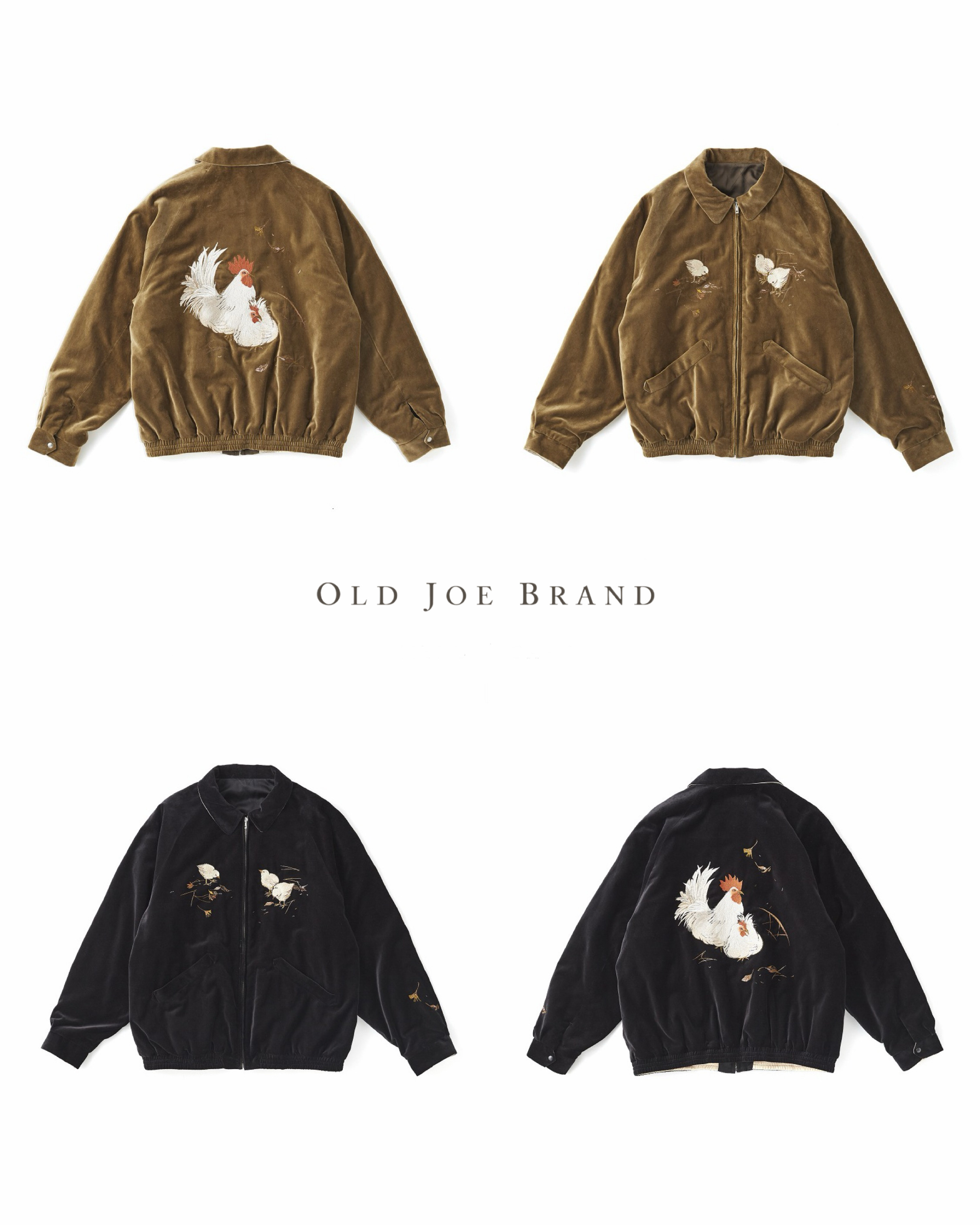 OLD JOE (オールドジョー)刺繡ジャケット、カウスキンブークレーウールアワードジャケット発売