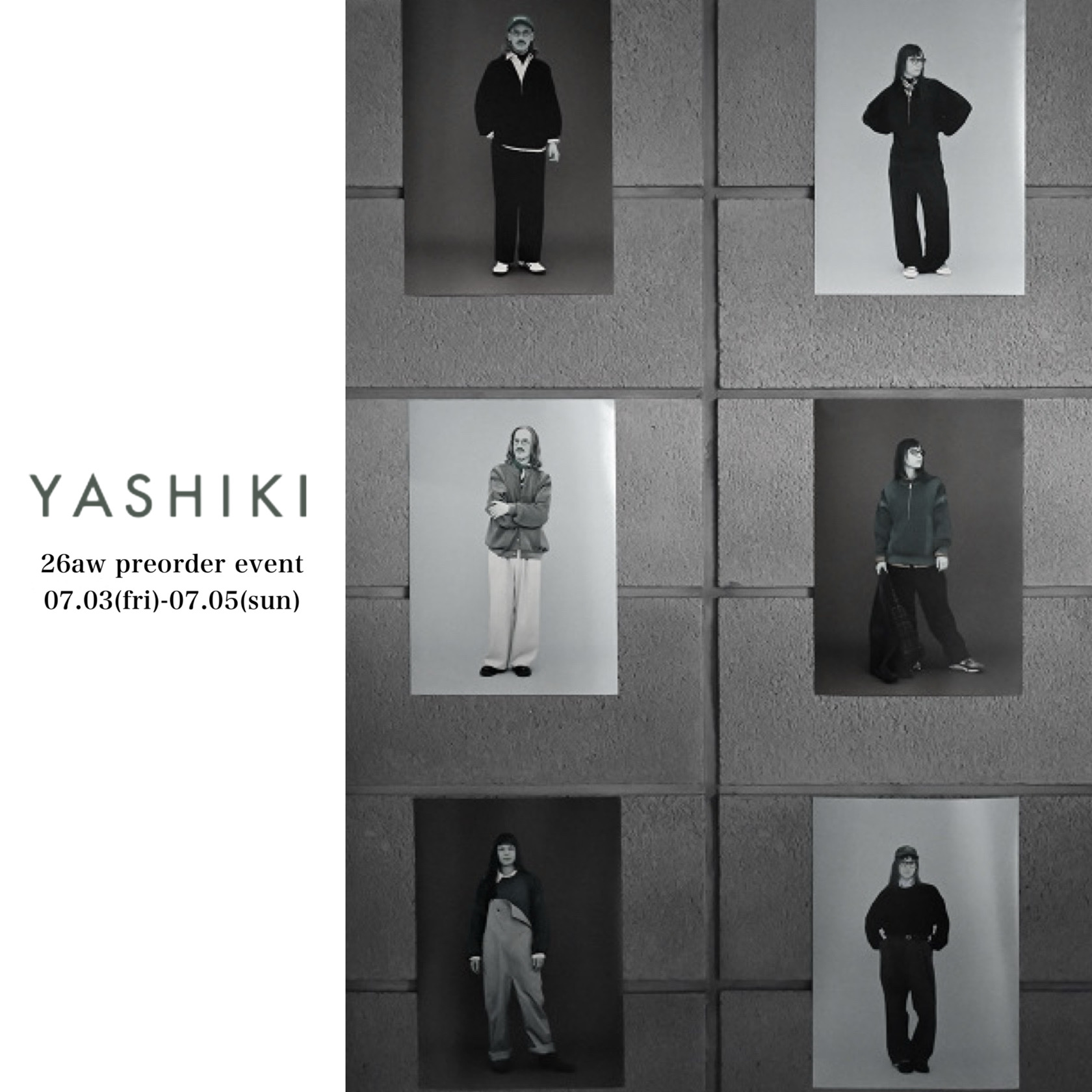YASHIKI(ヤシキ) 26年秋冬コレクション店頭受注会スタート！　店内ご紹介〇
