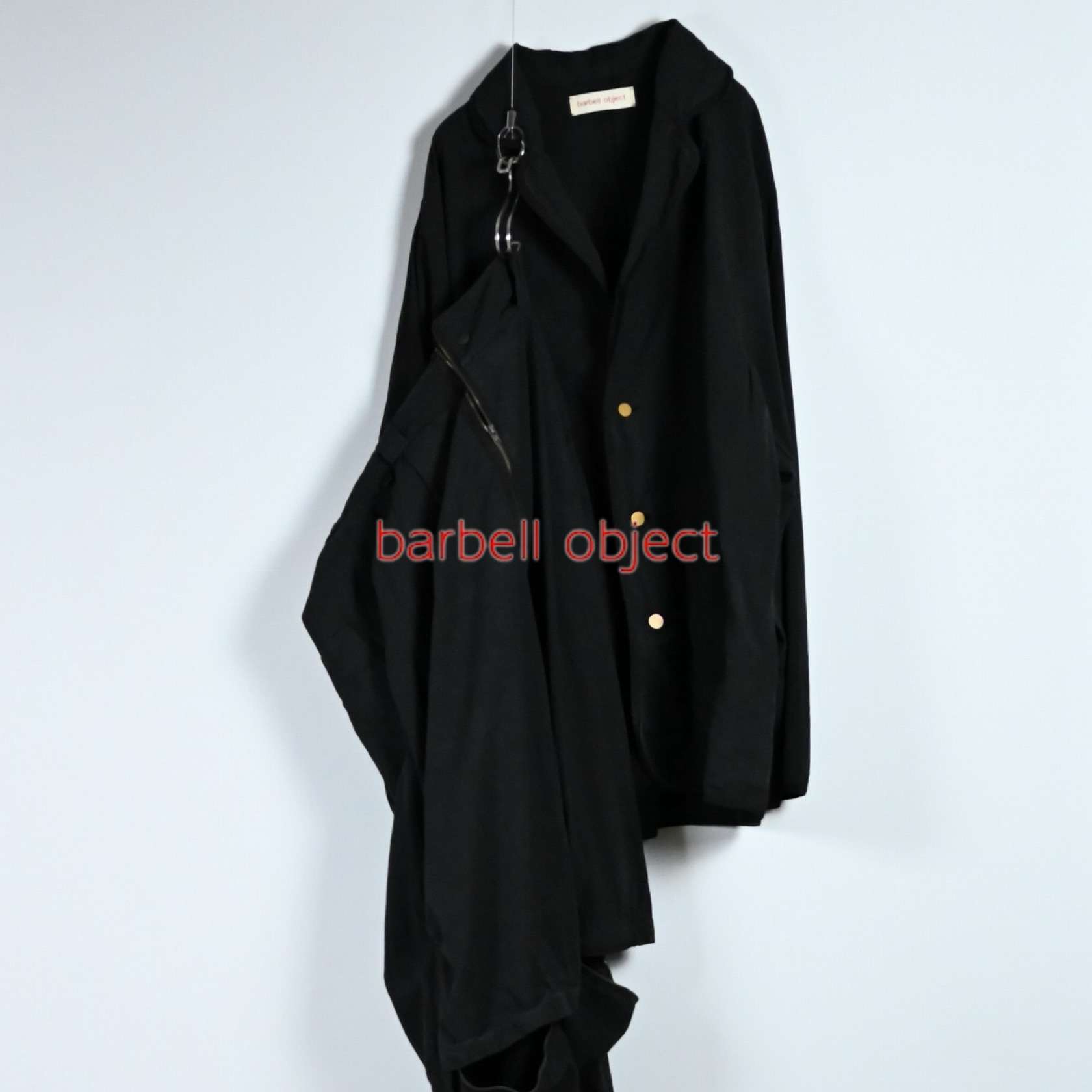 barbell object / piping jkt & knee pt 20時オンライン販売開始