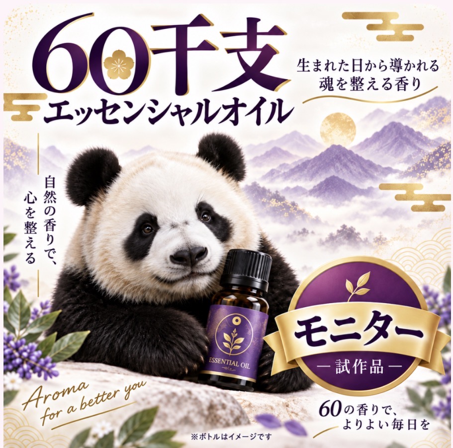 🌸 干支は12種類じゃない!? 実は60種類！あなたの生まれた日から導かれる特別な香り