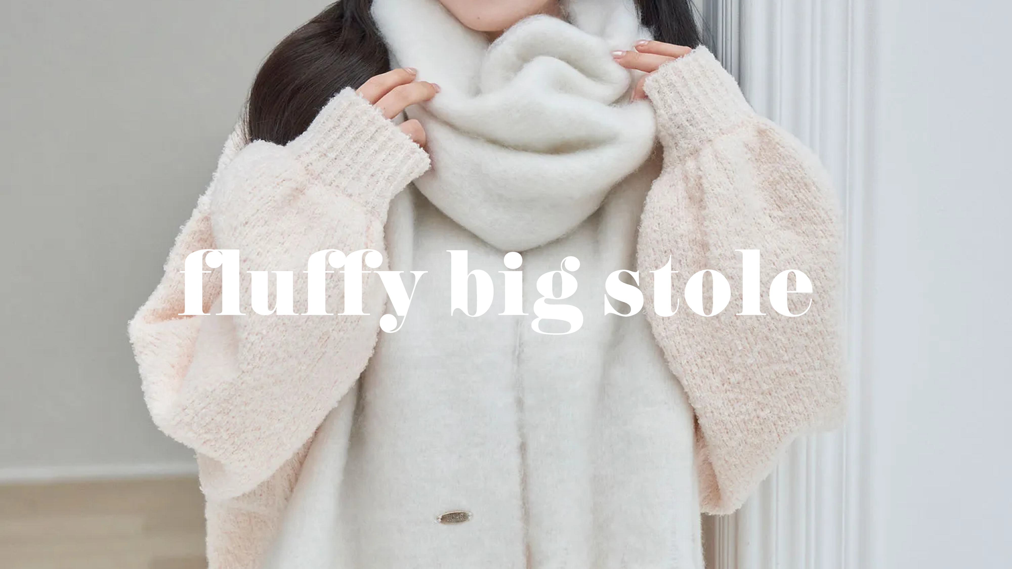 fluffy big stole