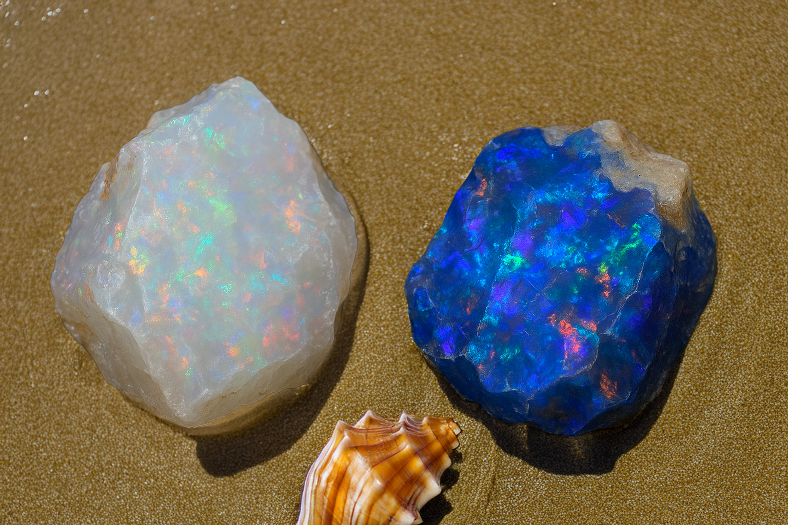 光と色で楽しむ秋🌊手元を彩るオパールブレスレット