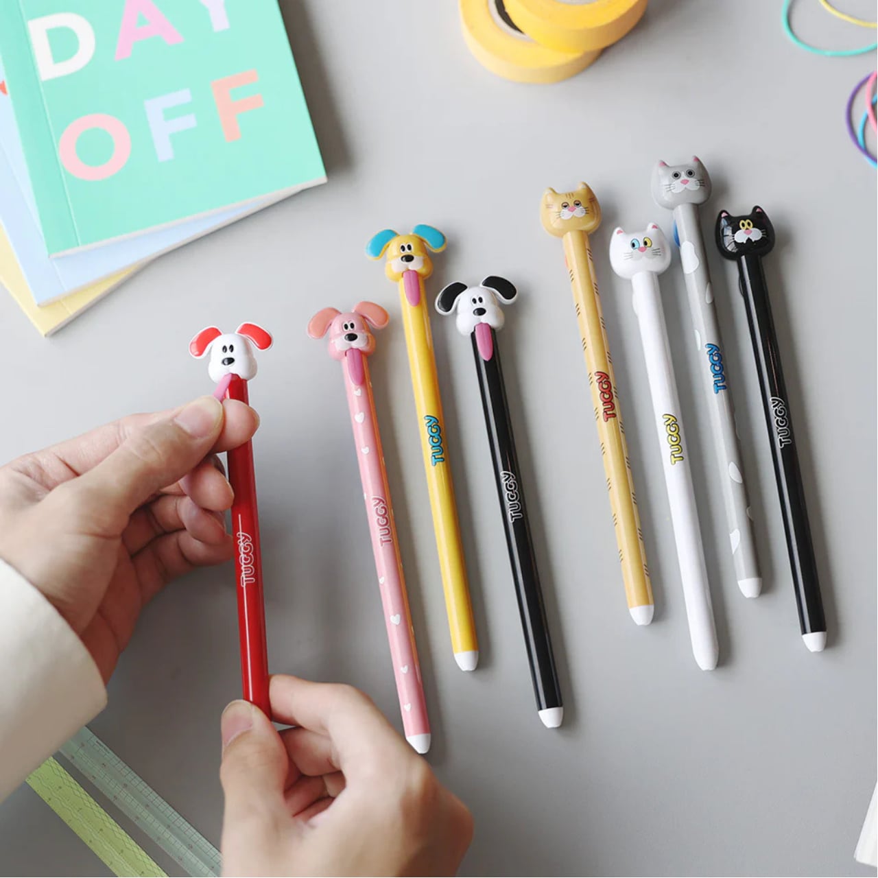 入荷後すぐに完売!「tuggy ムギュッとひっぱって芯が出るボールペン」が再び登場