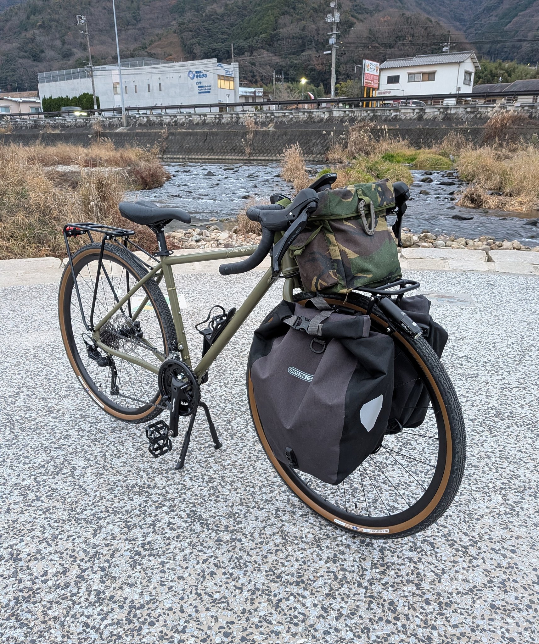 今年の帰省は自転車で