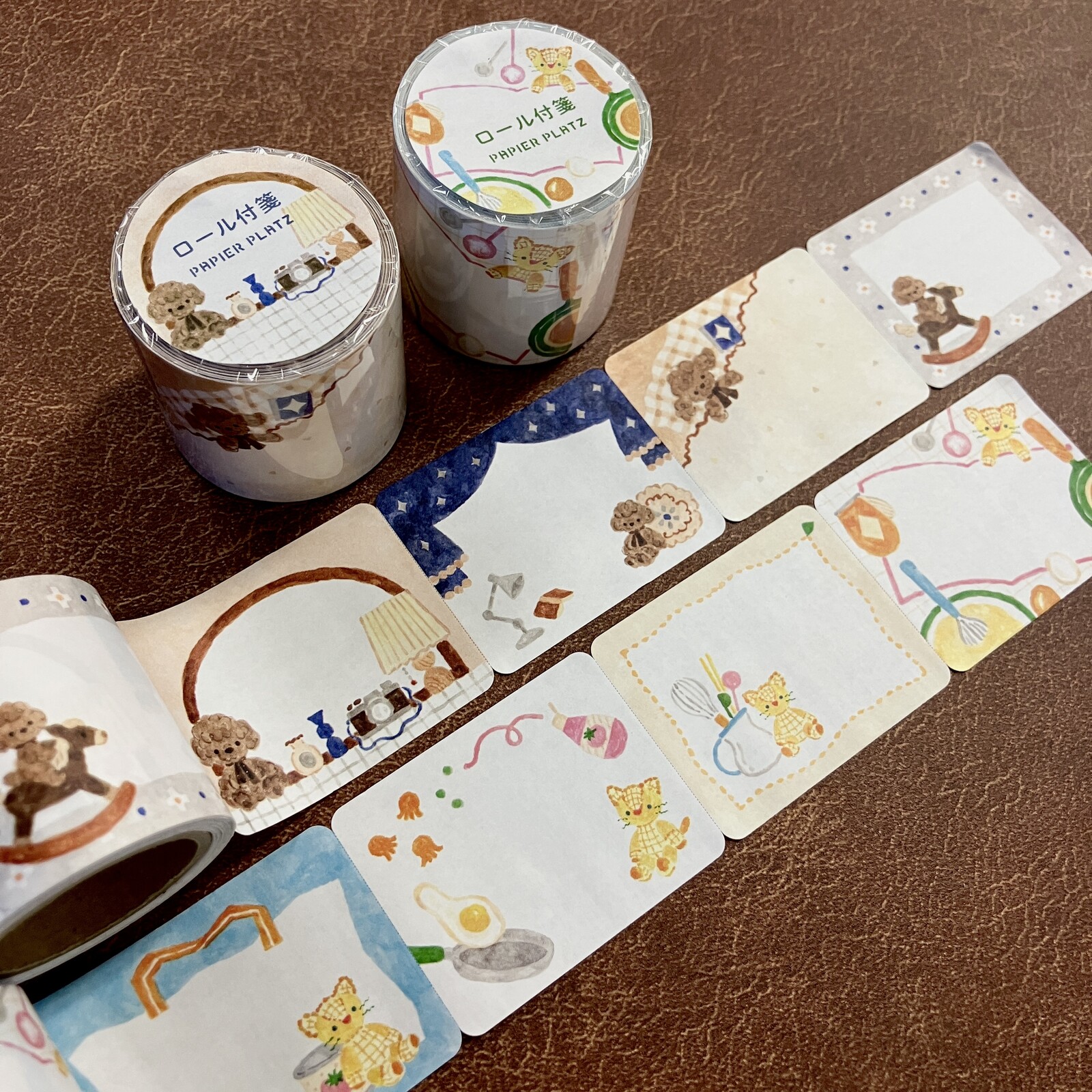 なかうちわかさんデザインのロール付箋、入荷しました✨ご注文は画像をタップするか、ショップサイトまで✨