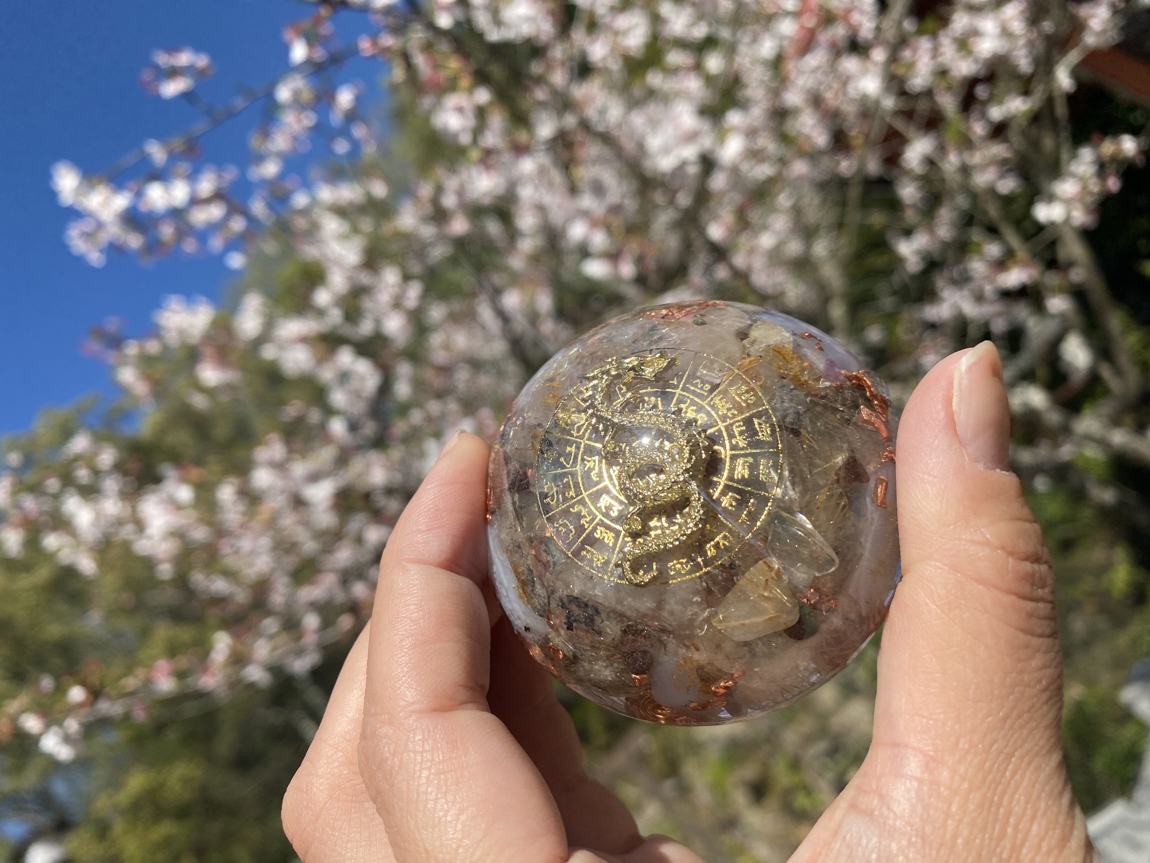 金運・良縁のオルゴナイト🌸