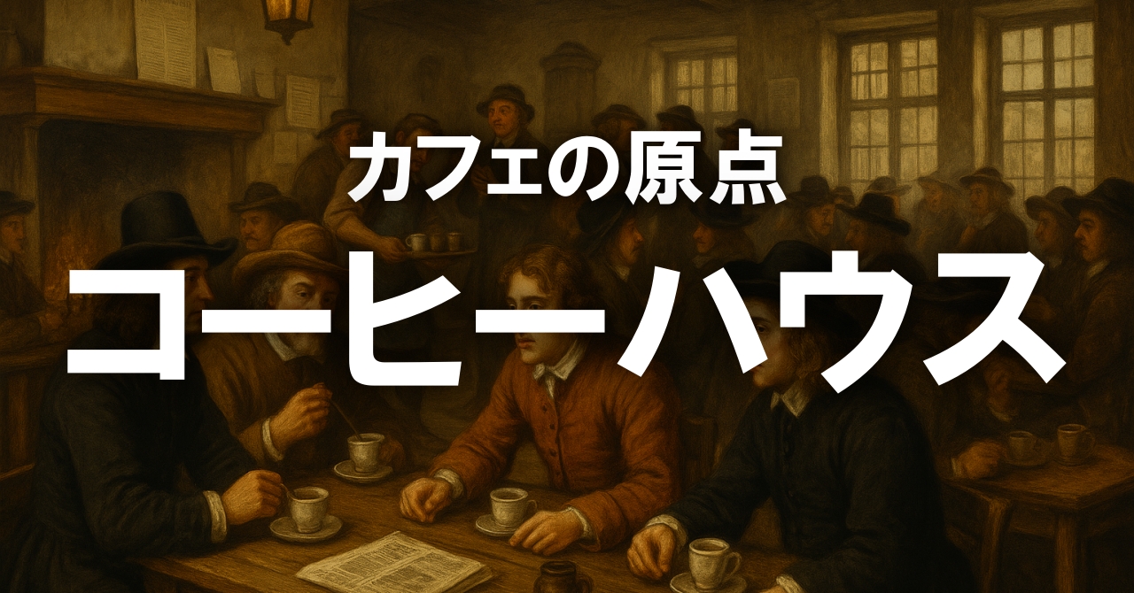 カフェの原点「コーヒーハウス」