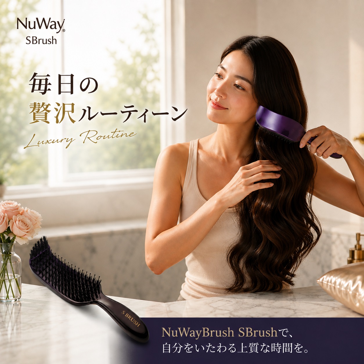 NuWayBrushからスタイリングに特化したヘアブラシが登場