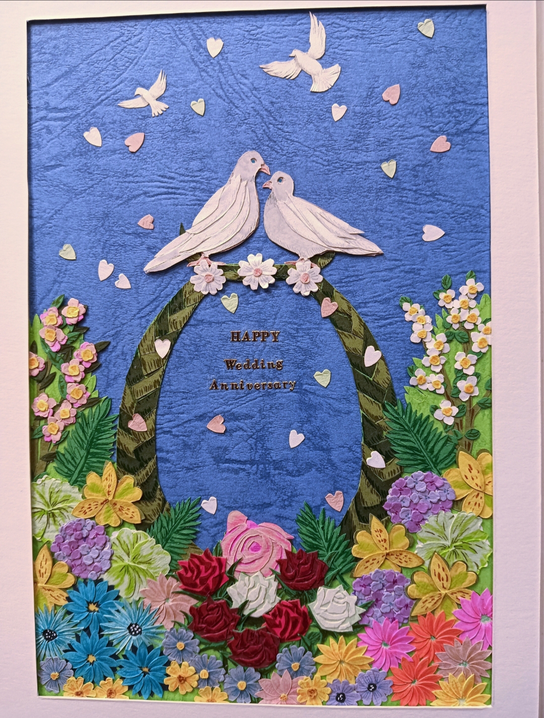 結婚記念日に贈る絵を製作
