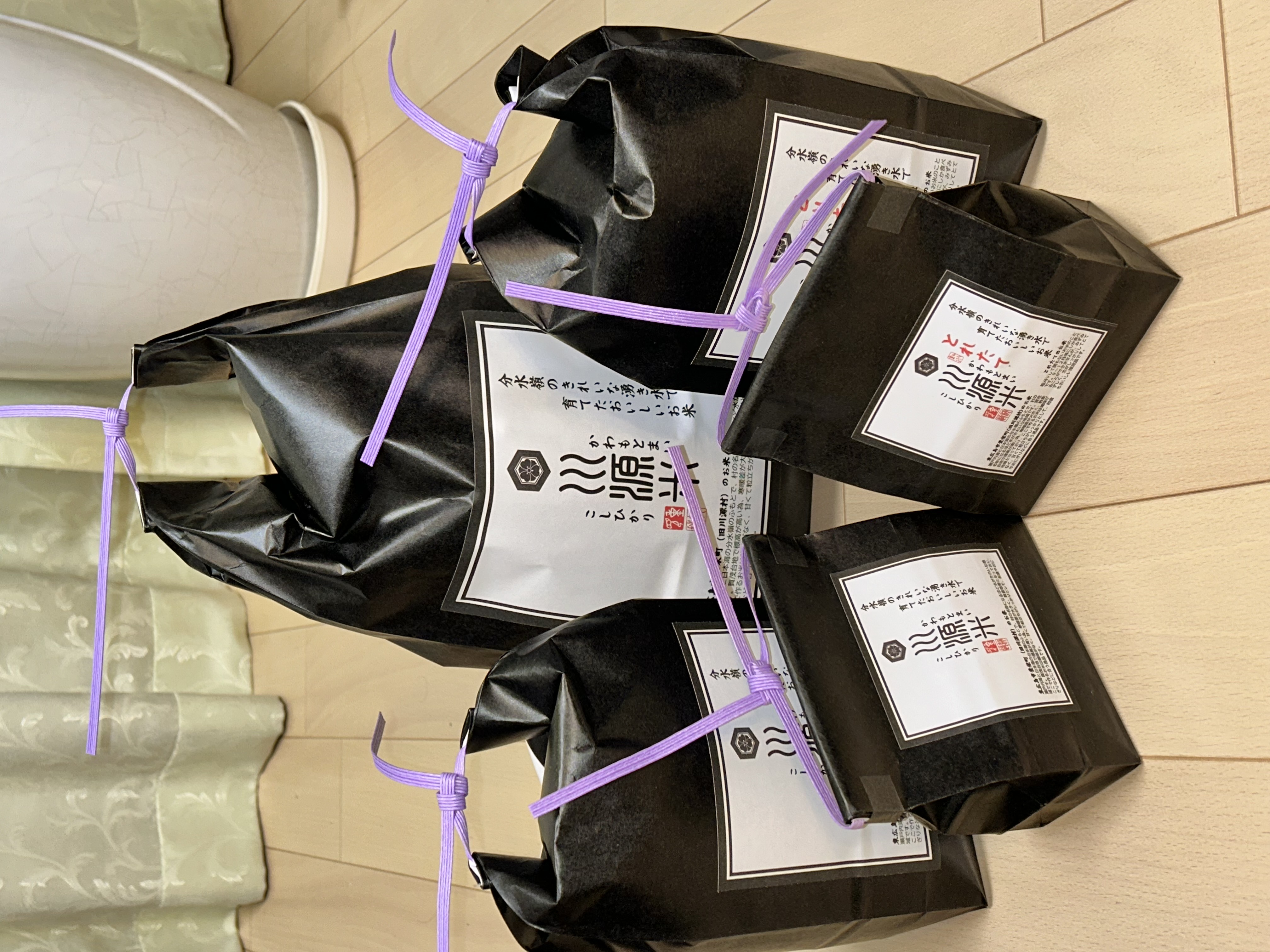 贈答品の写真を撮りました