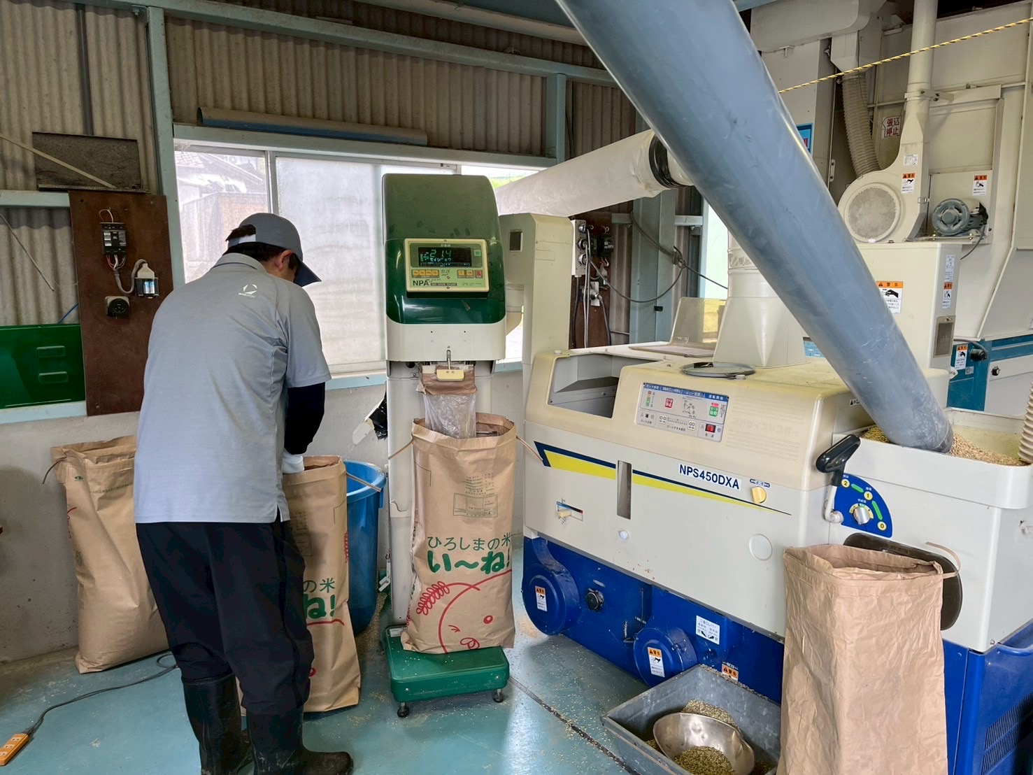 コシヒカリの玄米ができました