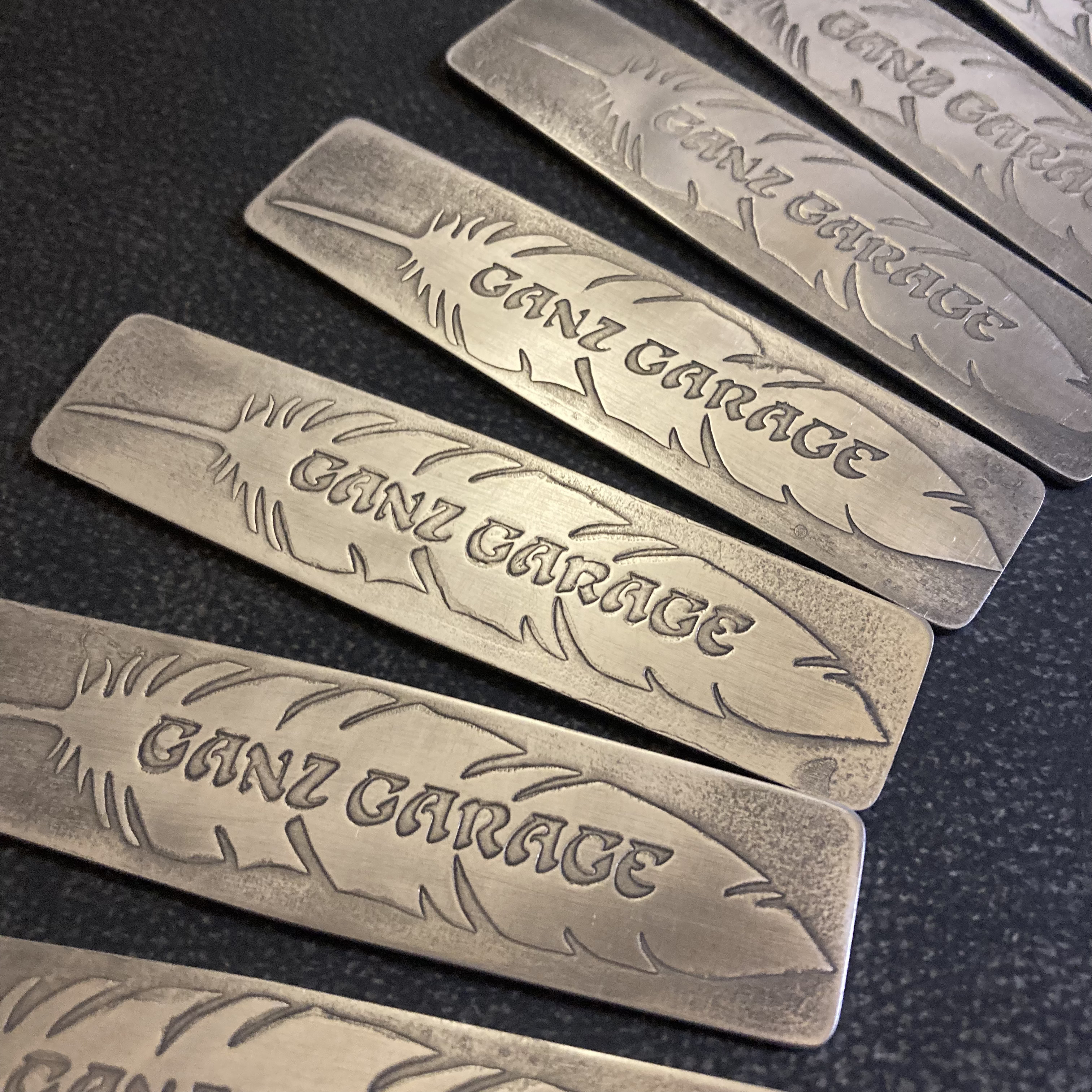 GANZ GARAGE(フェザー)アルミエンブレム 販売開始!