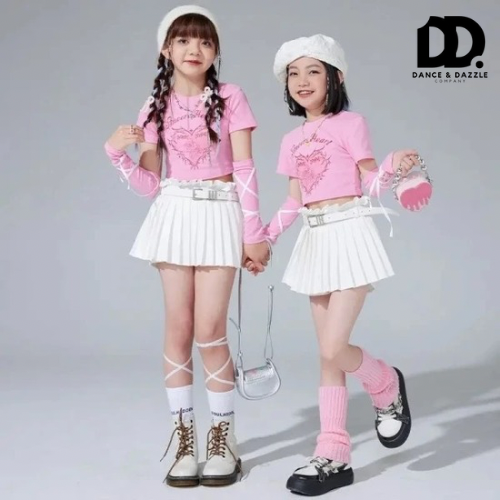 【新商品入荷！】ガーリー×ストリートで魅せる！ダンス衣装3点セット💓