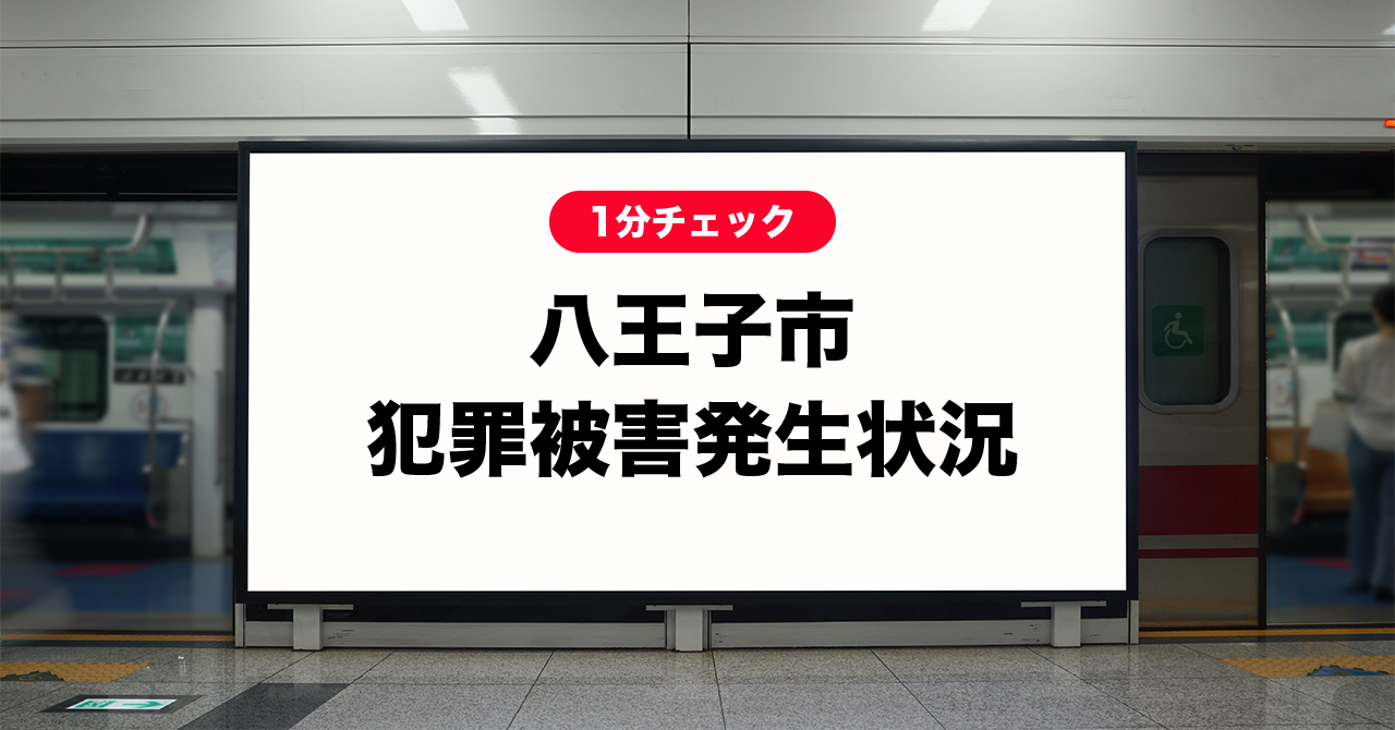 八王子市犯罪被害発生状況