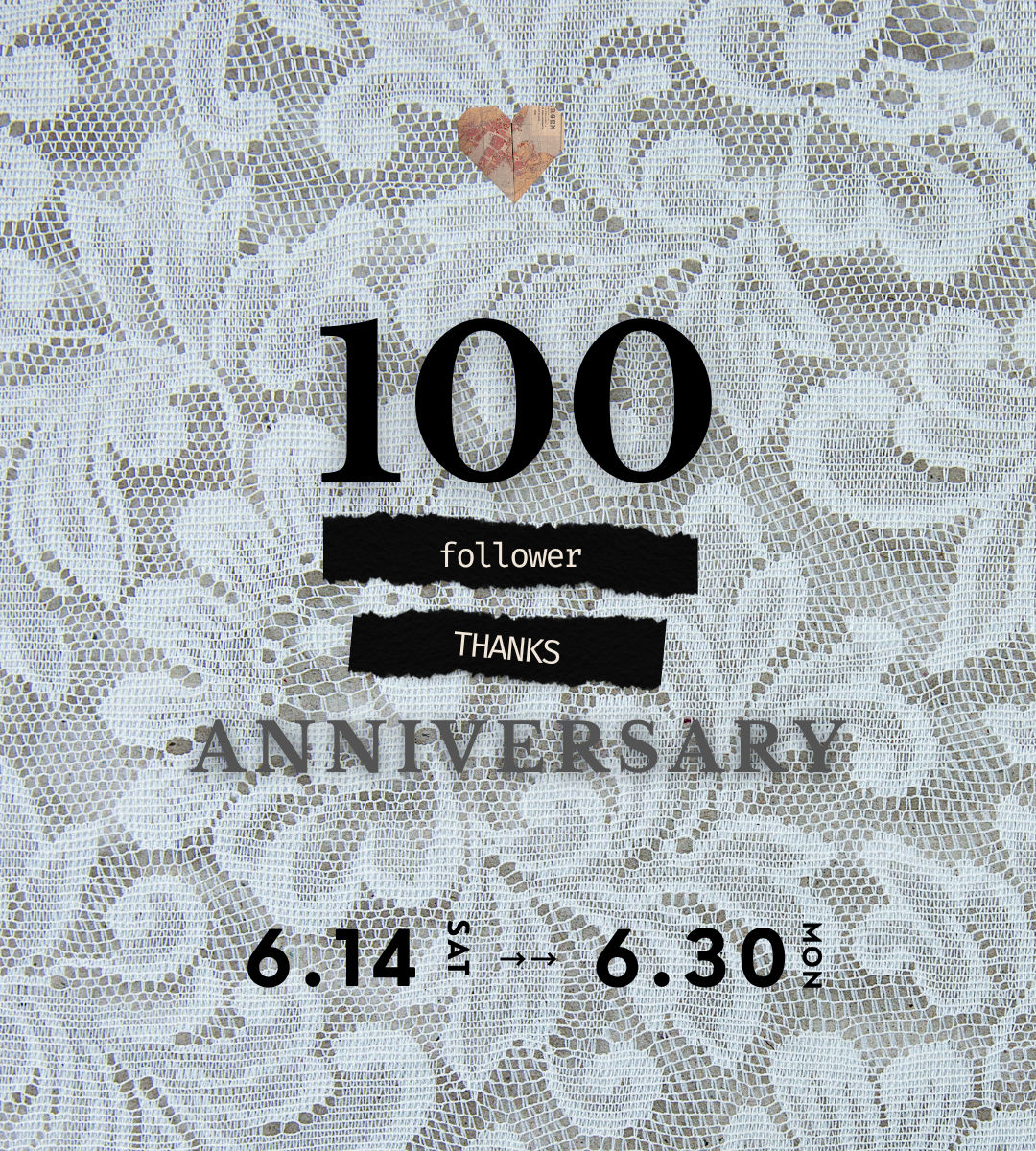 100 follower ♡ Anniversary