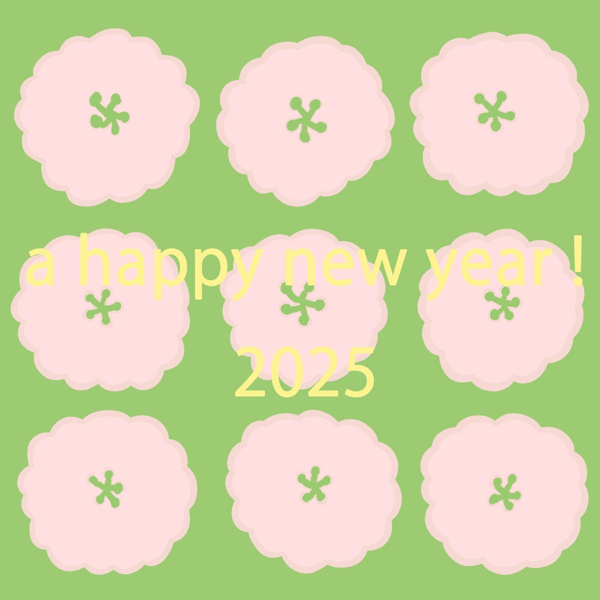 a happy new year 2025 ♡ 本年もよろしくお願いします^ ^