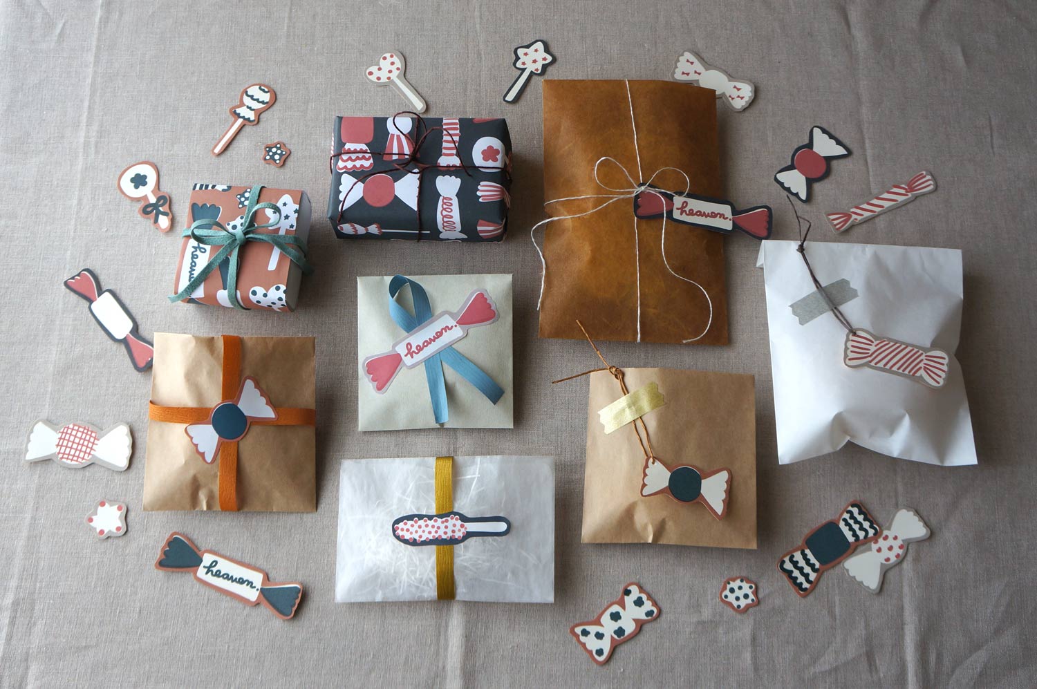 そしてこちらも新作🌟ダウンロードペーパー素材「 sweet candy 」が出来上がりました🍬