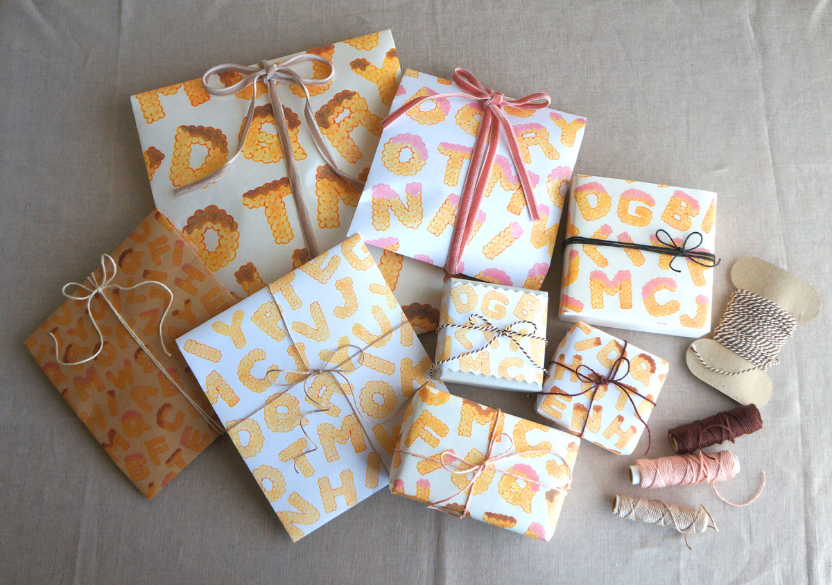 新作ダウンロードペーパー素材「 ビスケットアルファベット 」が出来上がりました🍪💕