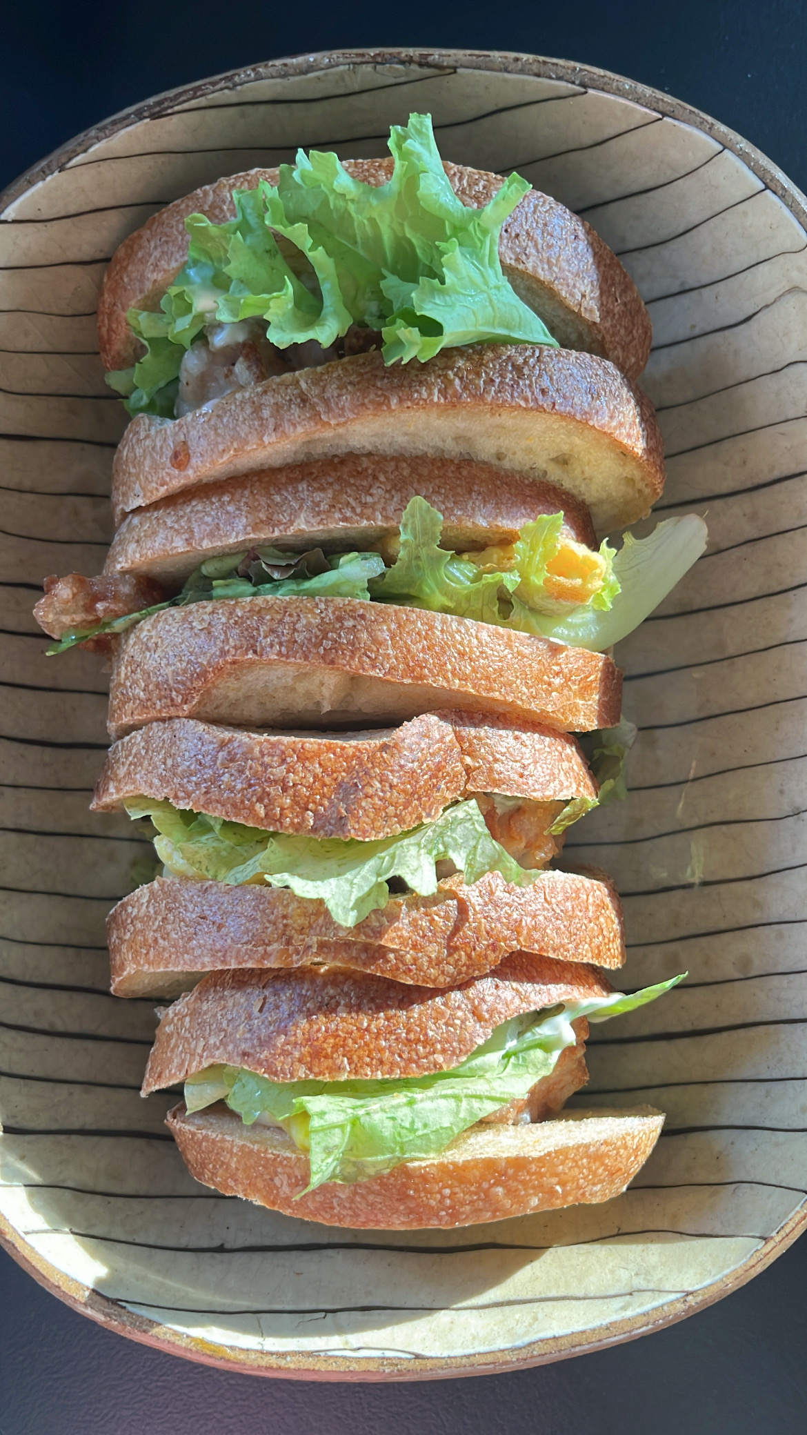 朝ごはんのサンド