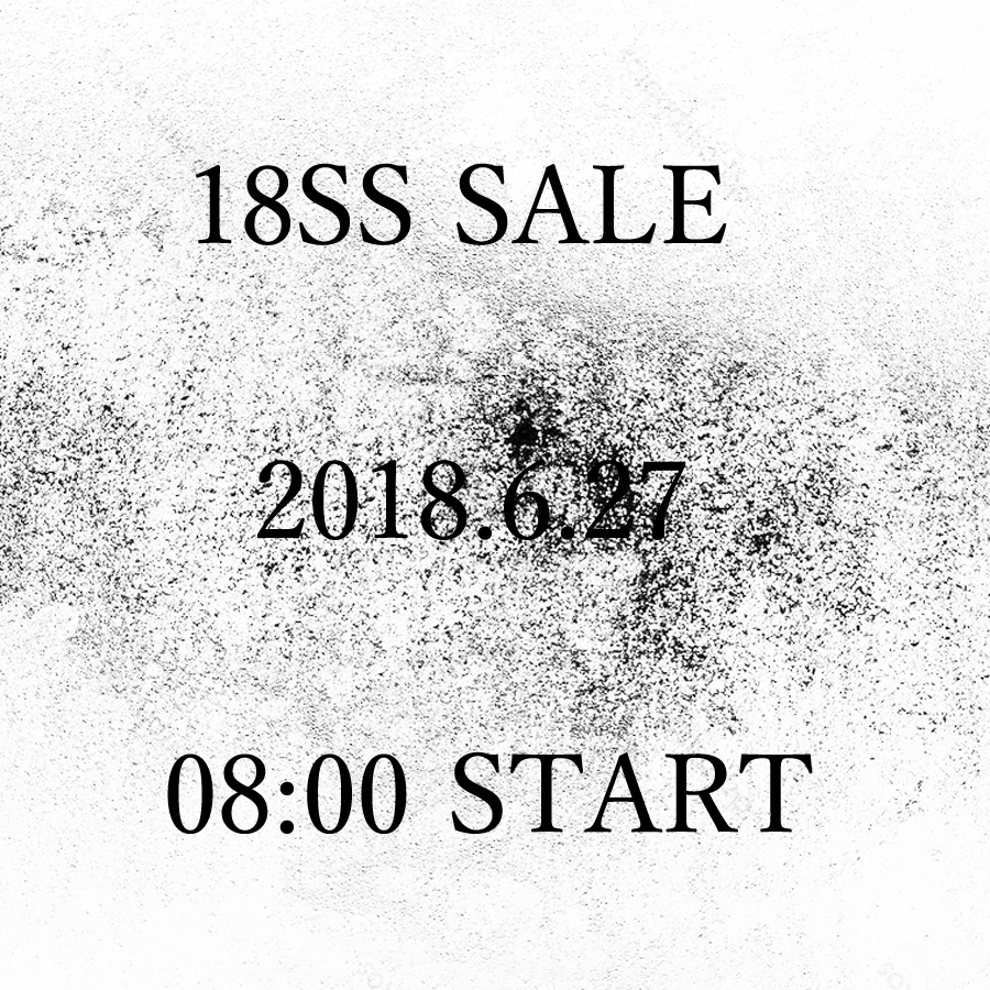 2018SS   SUMMER SALE 本日スタート！！