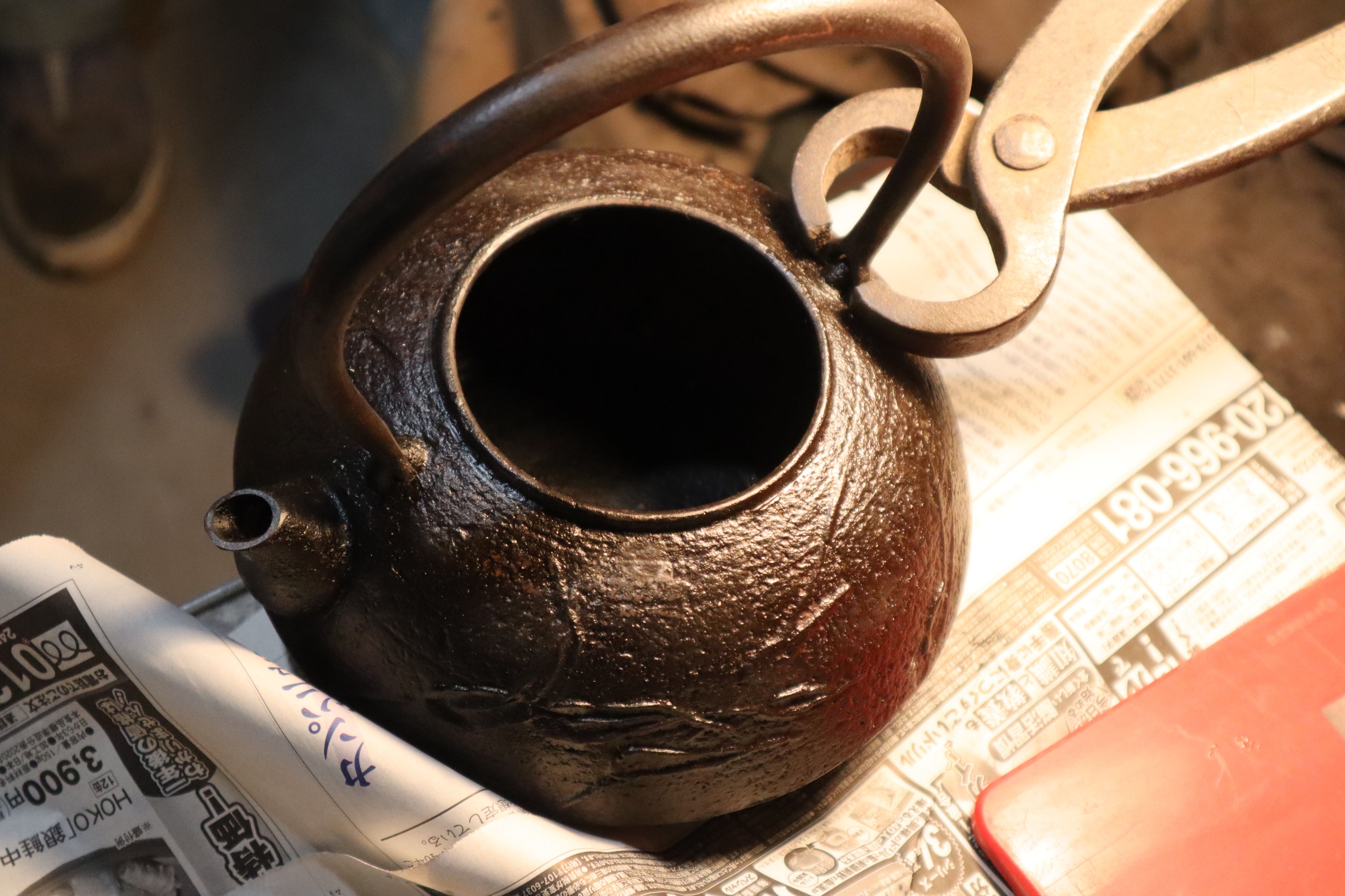 今日の及鉄鋳造所宝鉄堂の作業風景を紹介します。