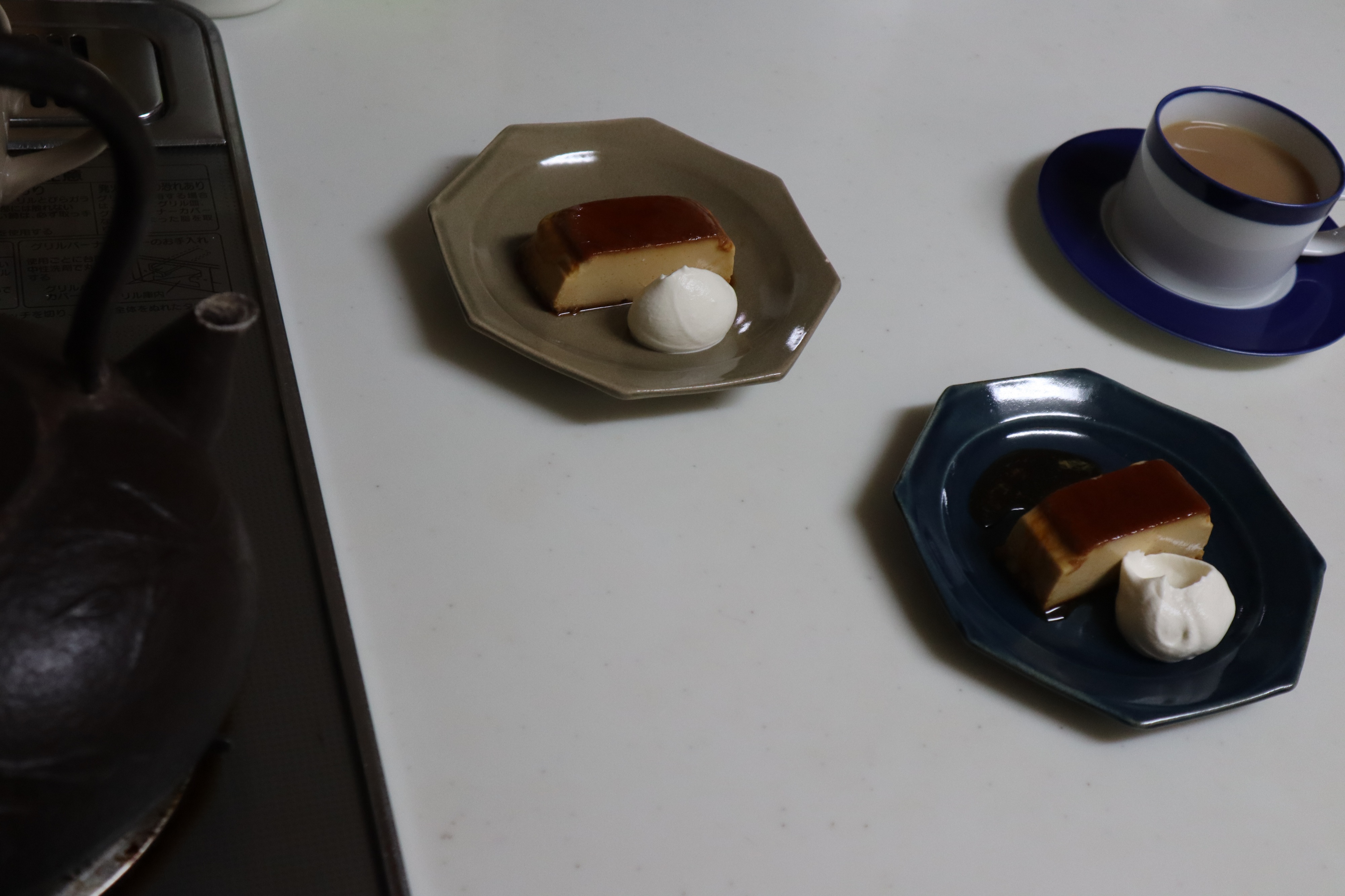 楽しみながら、ギャラリーカフェ開業を目指しデザートとを試作