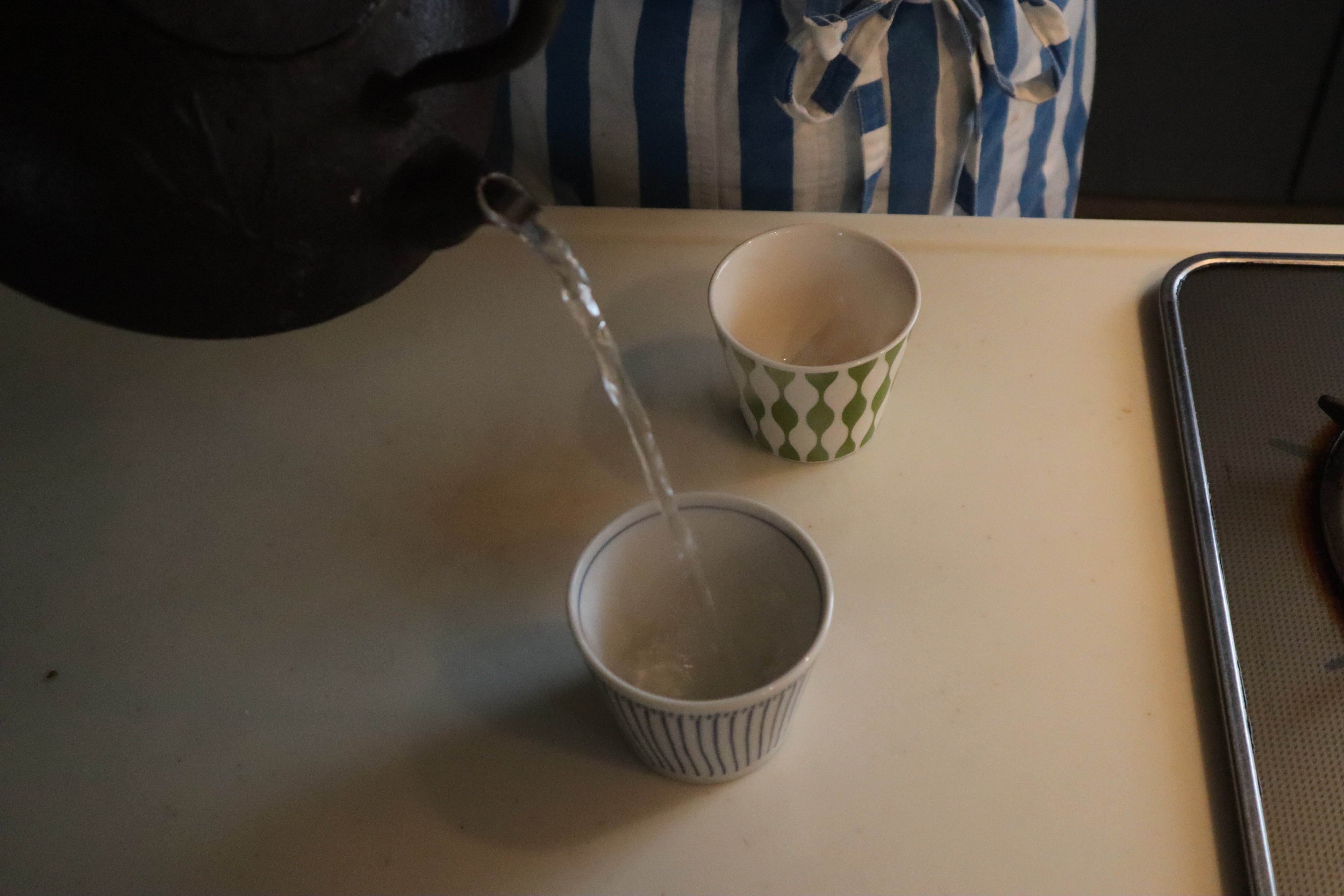 南部鉄瓶で作る白湯はまろやかな味がします。