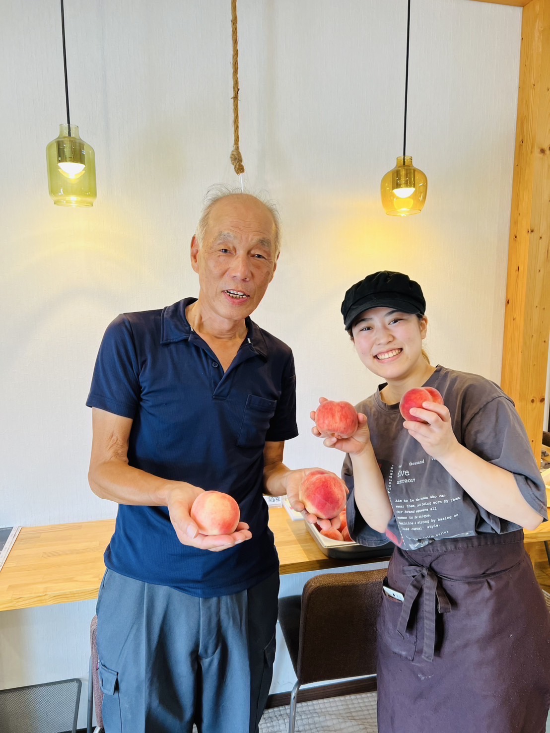 7/19~桃メニュー販売のお知らせ