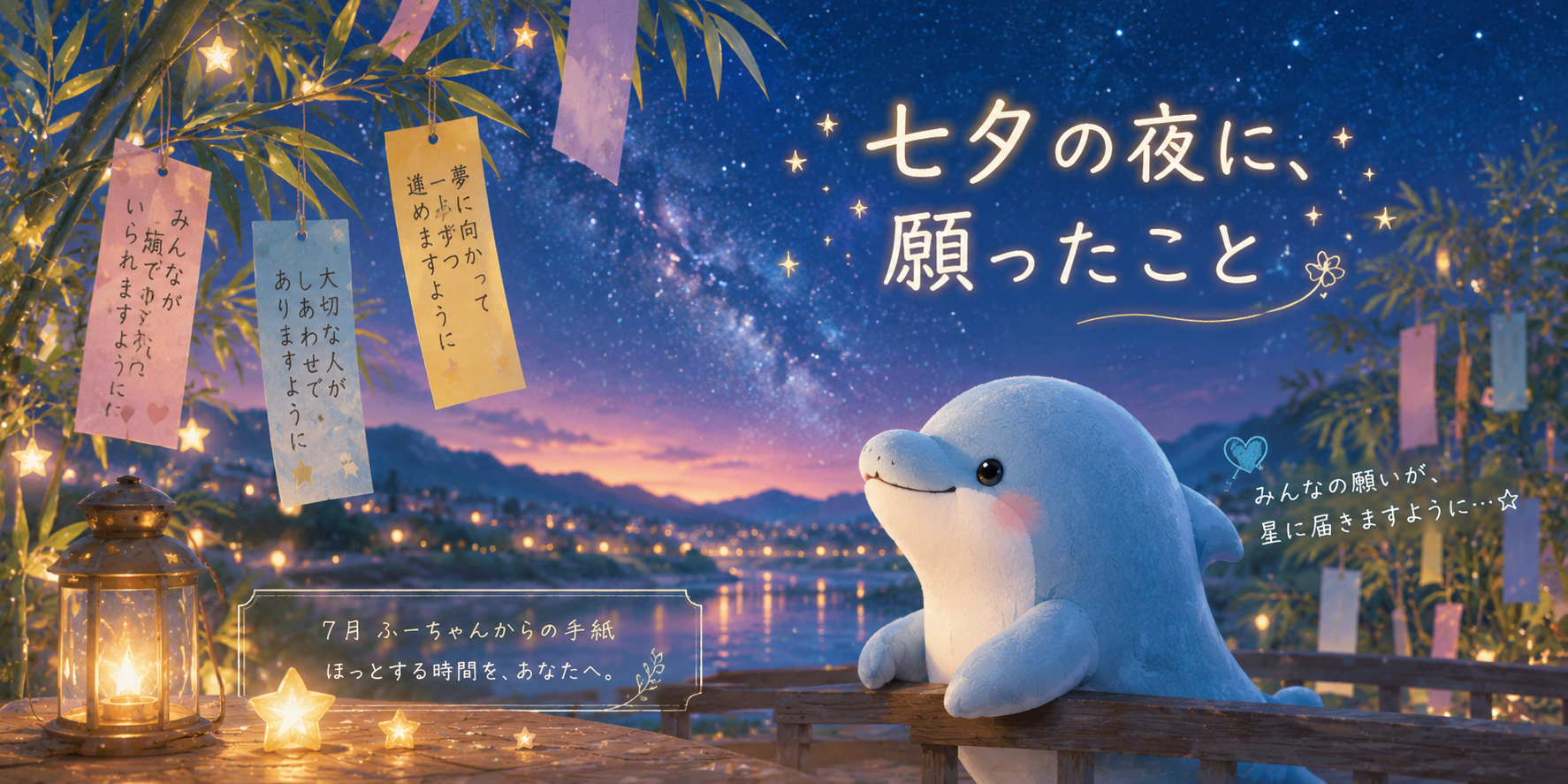 七夕の夜に願ったこと🎋
