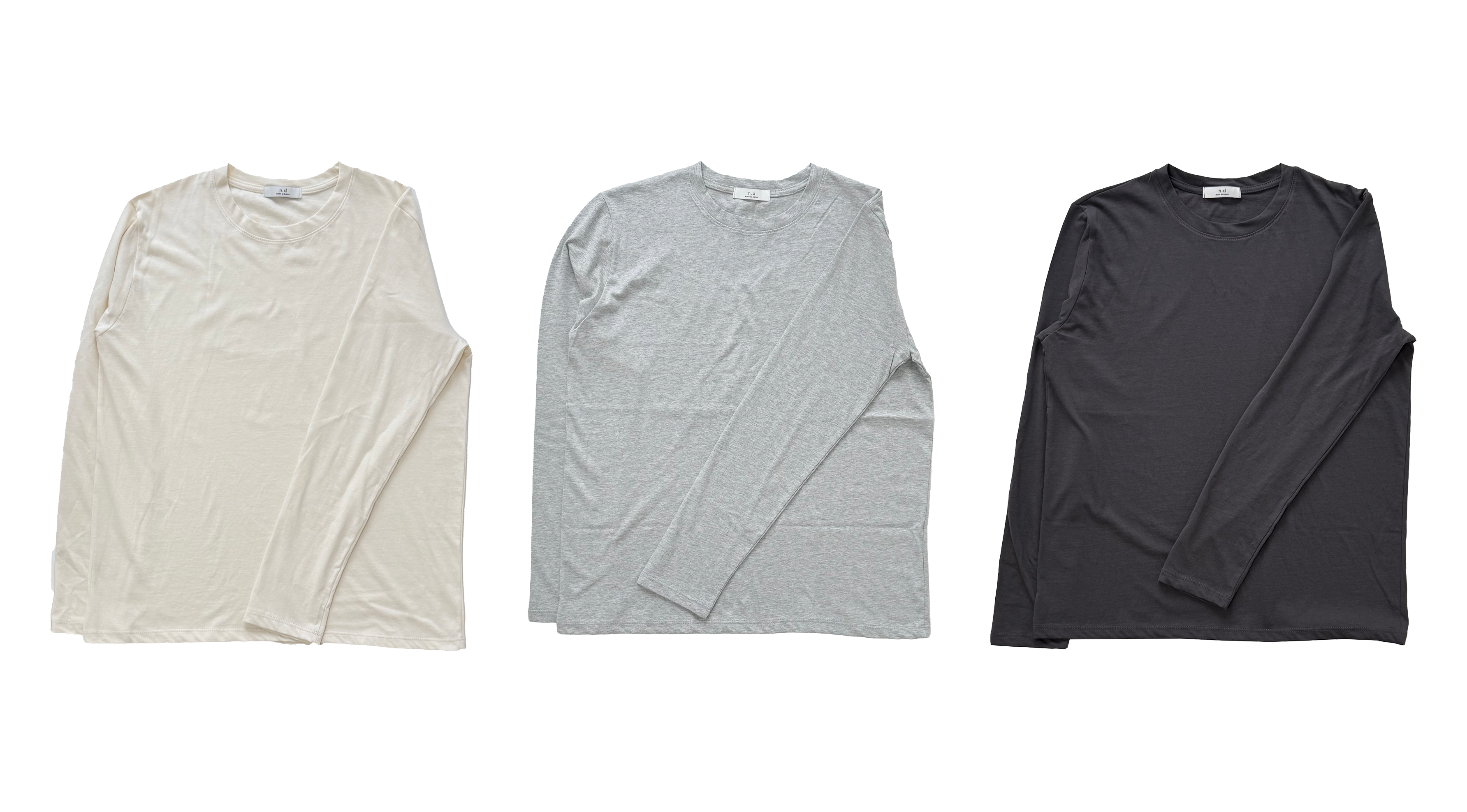 「モーダルベーシックTシャツ」新色追加