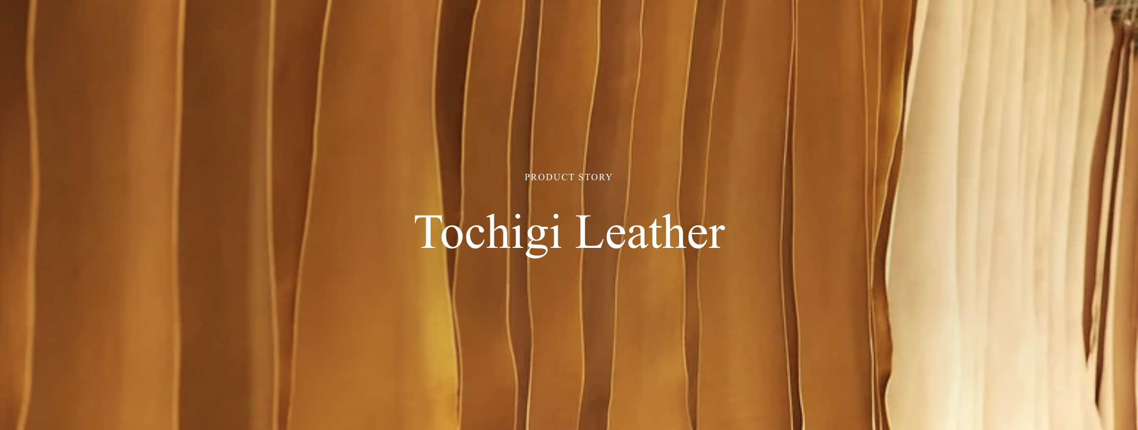 PRODUCT STORY / Tochigi Leather
