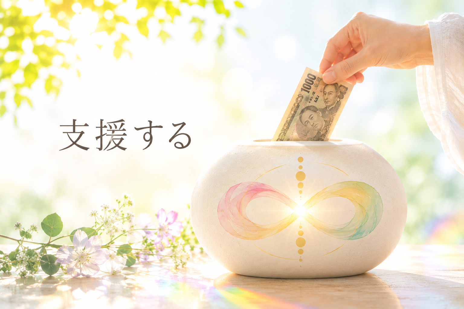 プロジェクト参加方法:「支援する」