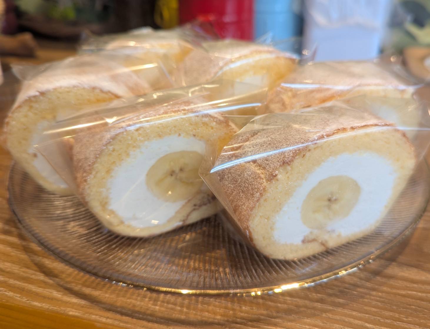 バナナのロールケーキはいかがでしょうか