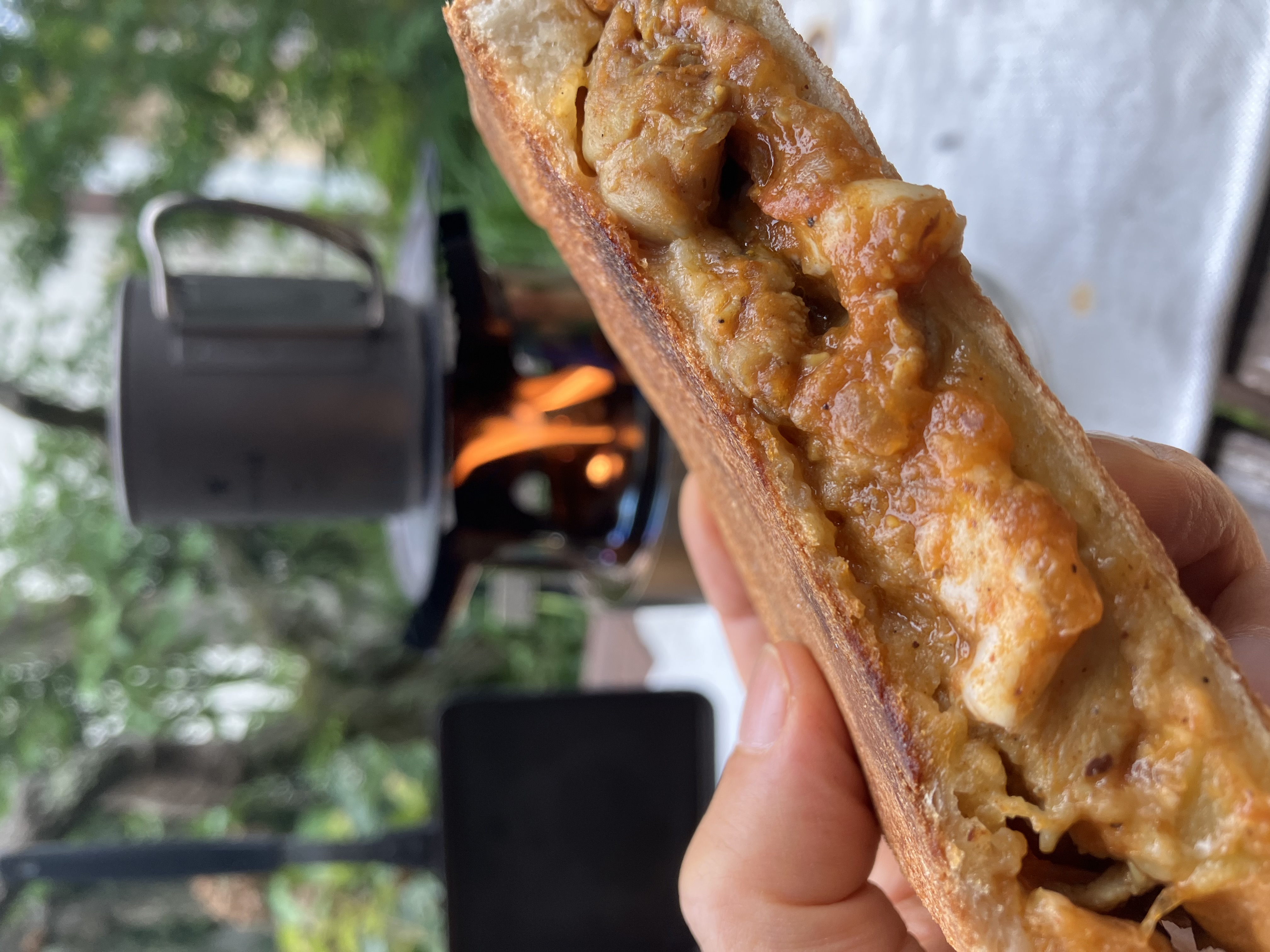 YouTube公開中！フルーツカレーのホットサンド