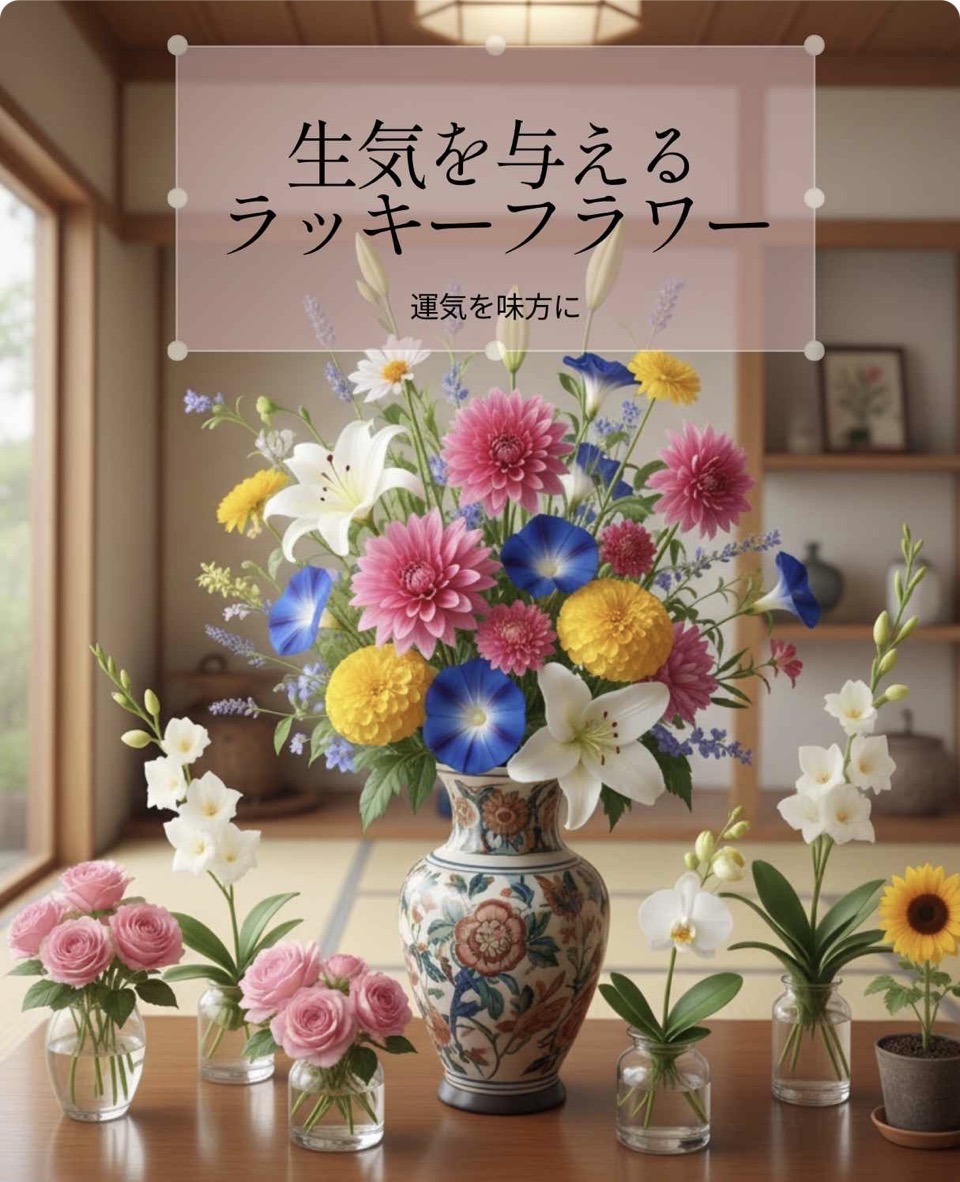 【九星気学】ラッキーフラワーで運気アップ!