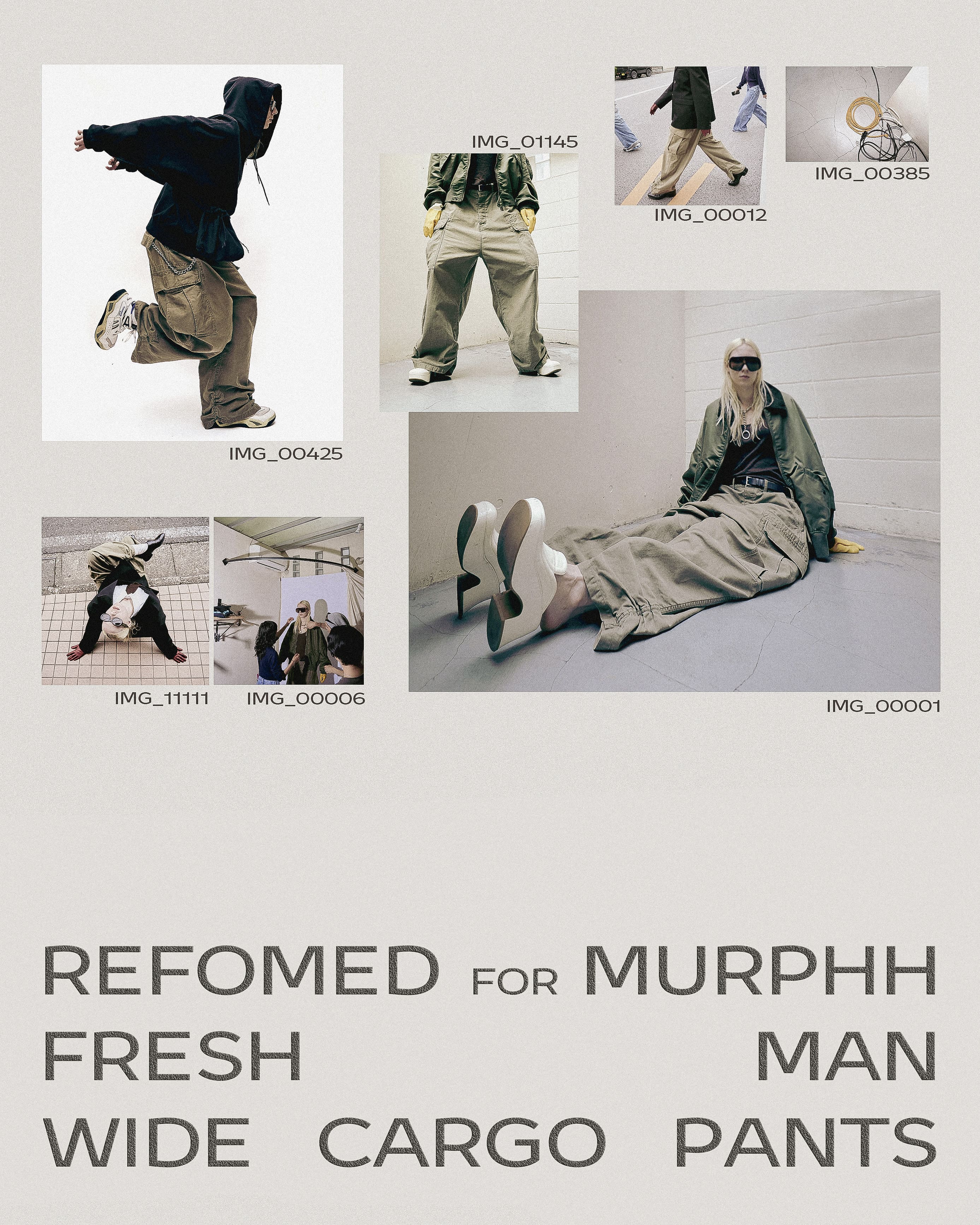 カーゴパンツが、作業着として先に存在した世界線。