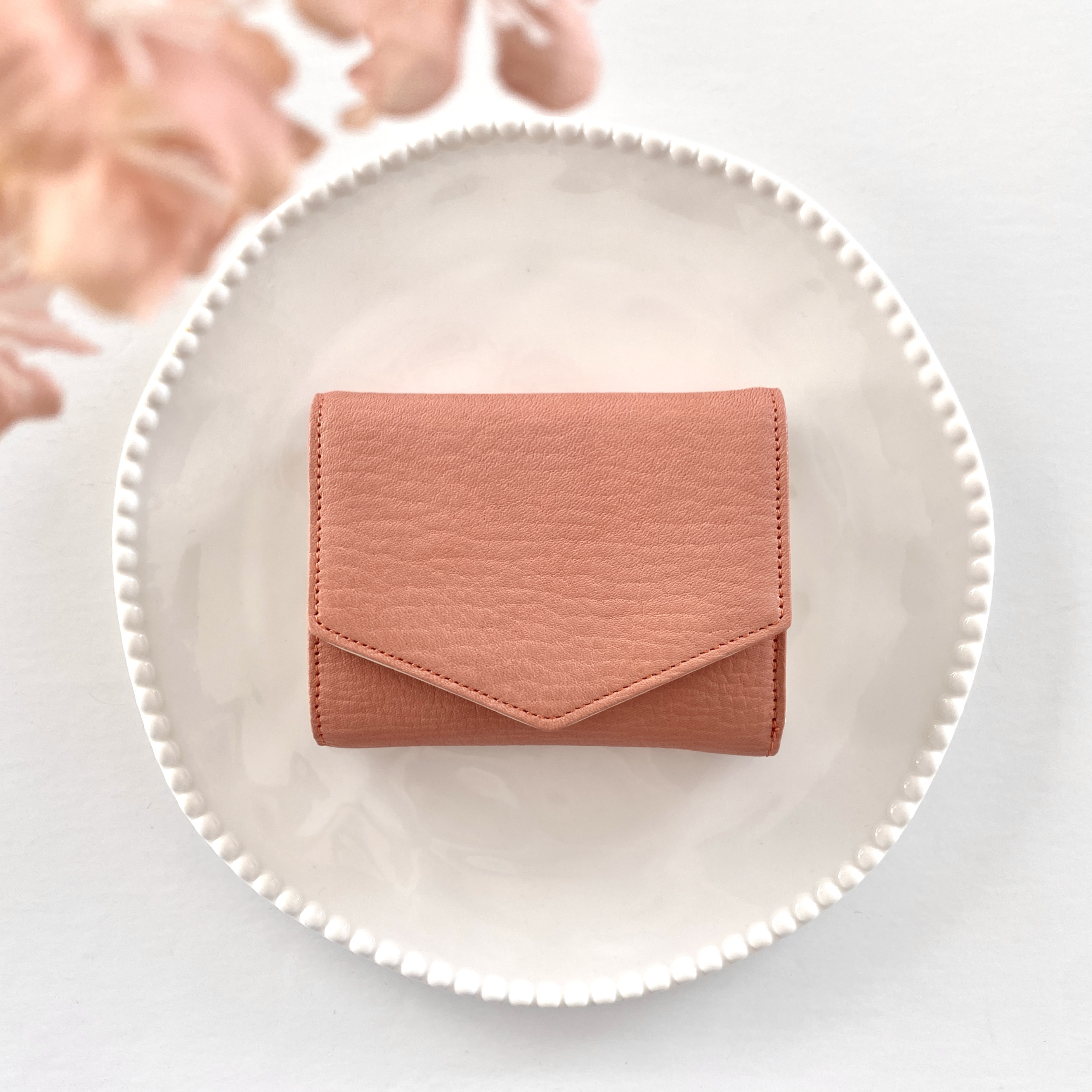 本物の桜で染めた、三つ折りレターウォレット予約受付開始！