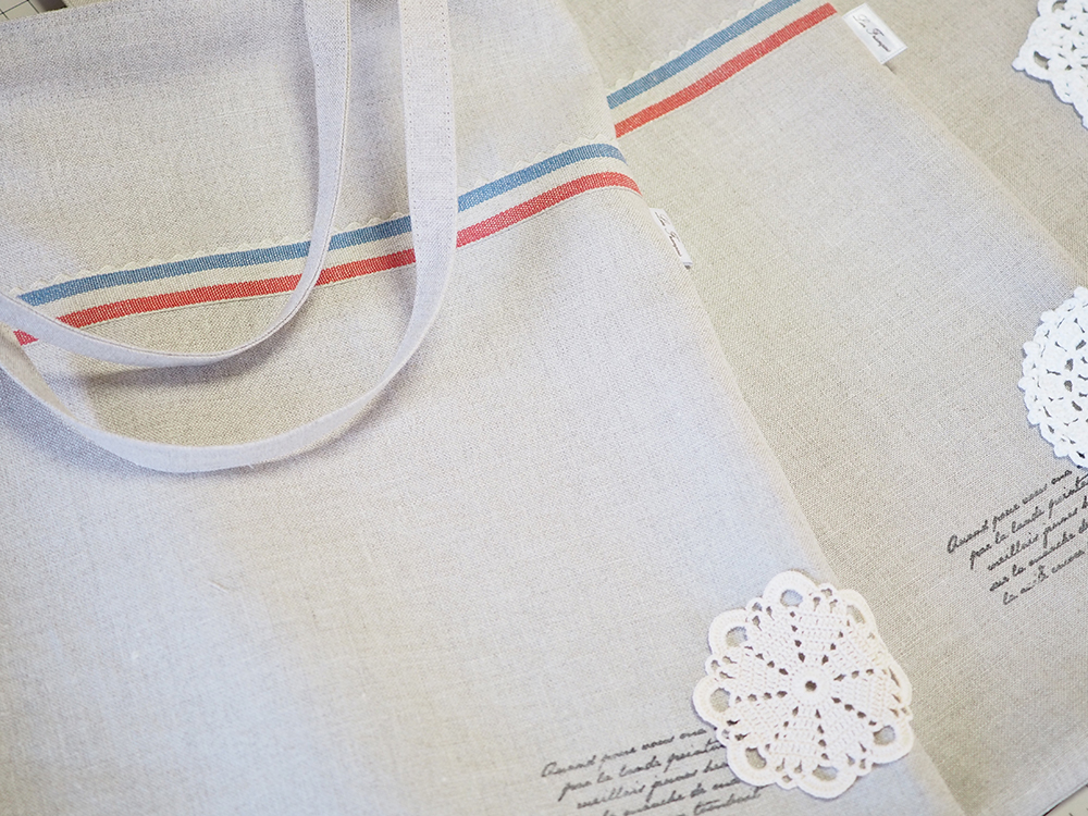 リネンサブbag＆リネンテープ入荷致しました。