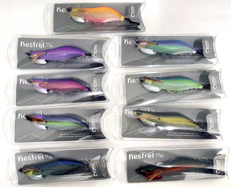 クロノのティップランエギ 「ケストレル」  3.5寸 30g　入荷!!!☆