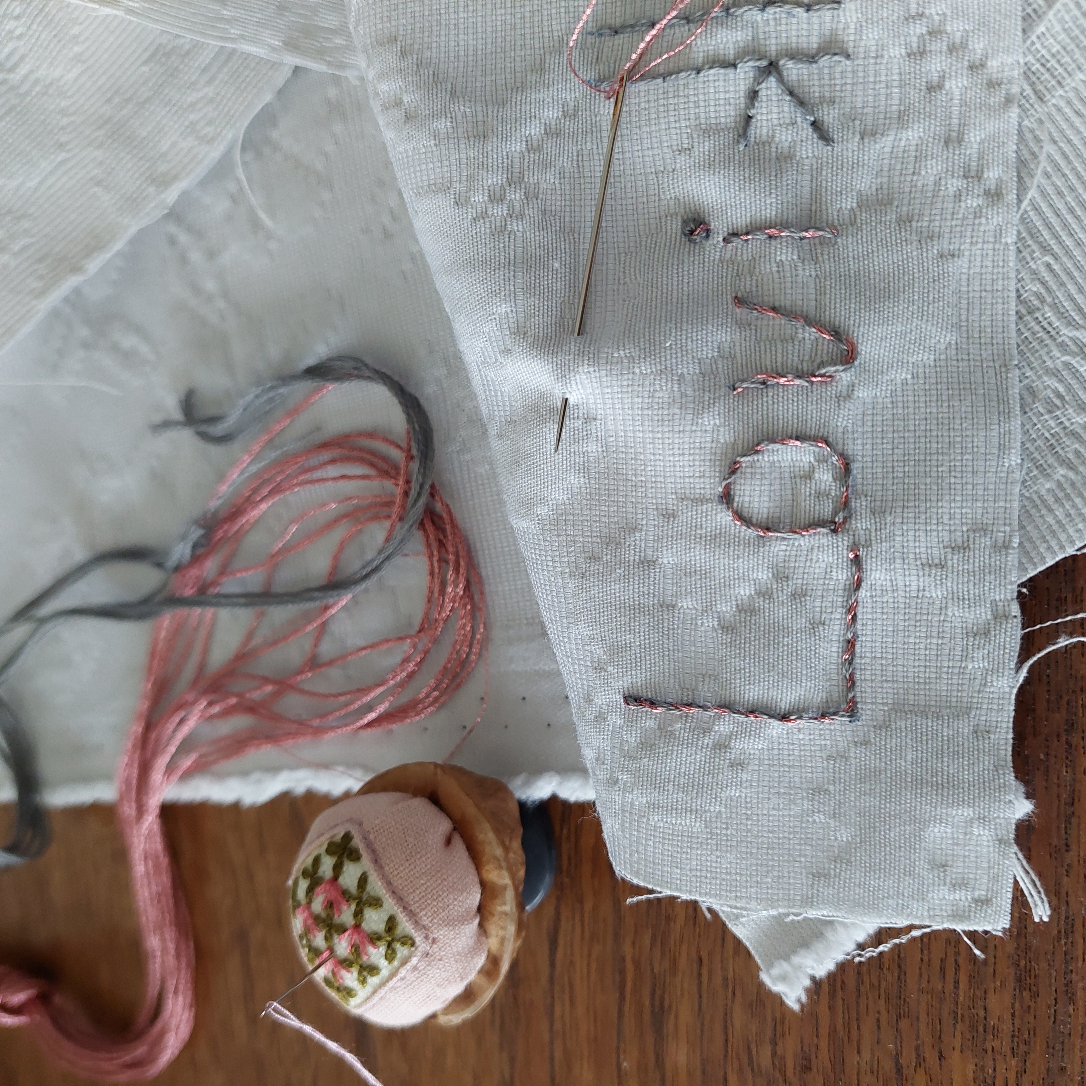 ちくちく🪡サンプル作りと、お知らせ