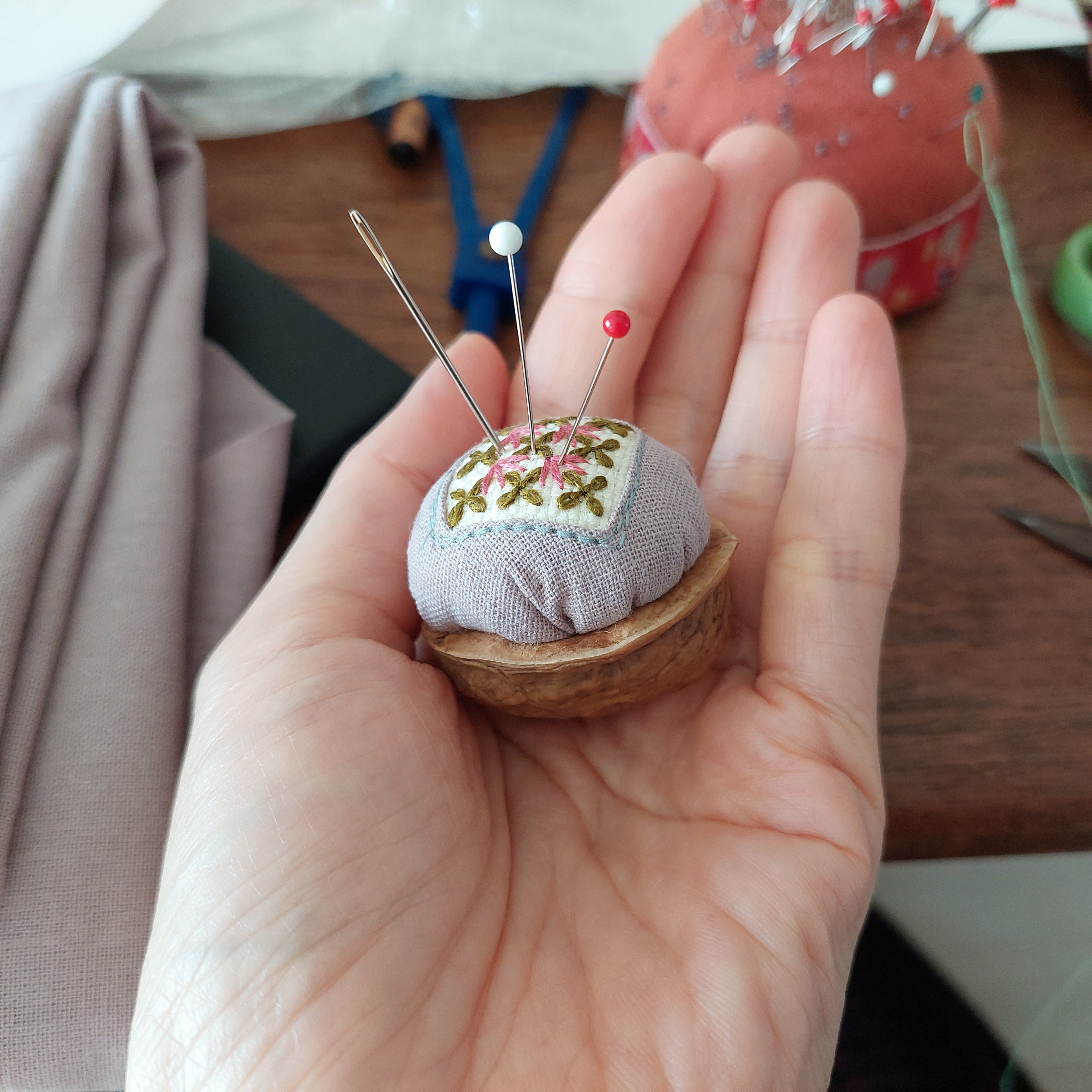 お正月3日目と、ピンクッション