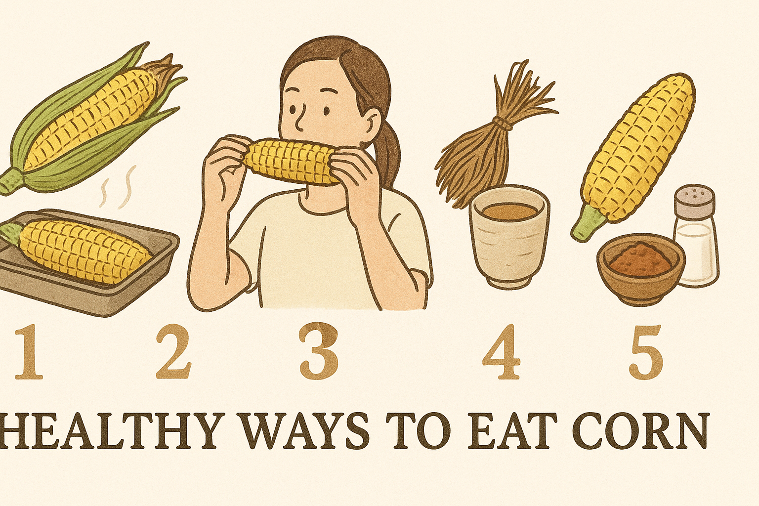 カラダに良いとうもろこしの食べ方 5選