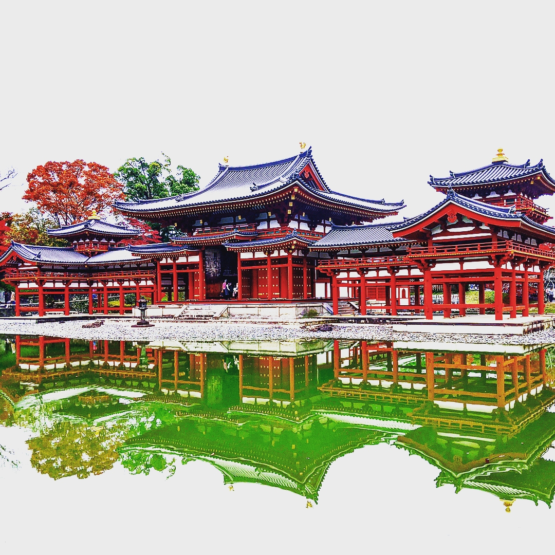 京都の世界遺産平等院鳳凰堂。
