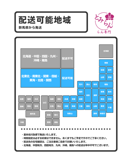 発送・配送について