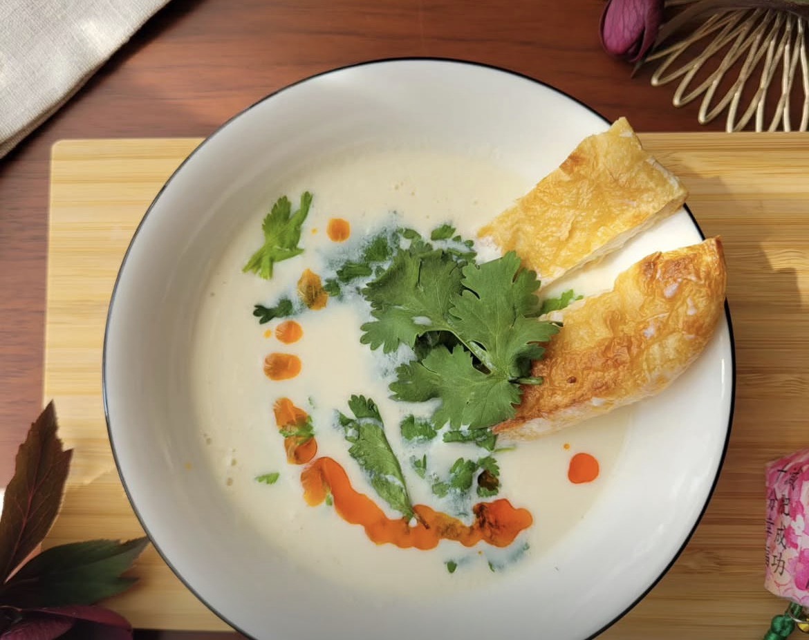ほろほろ台湾風豆乳スープのレシピ🌿