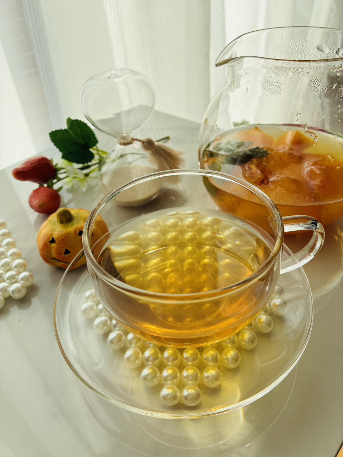 デトックス！柿とミントでフルーティーハーブ