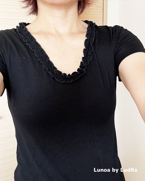 ちょっとしたフリフリが可愛いです。