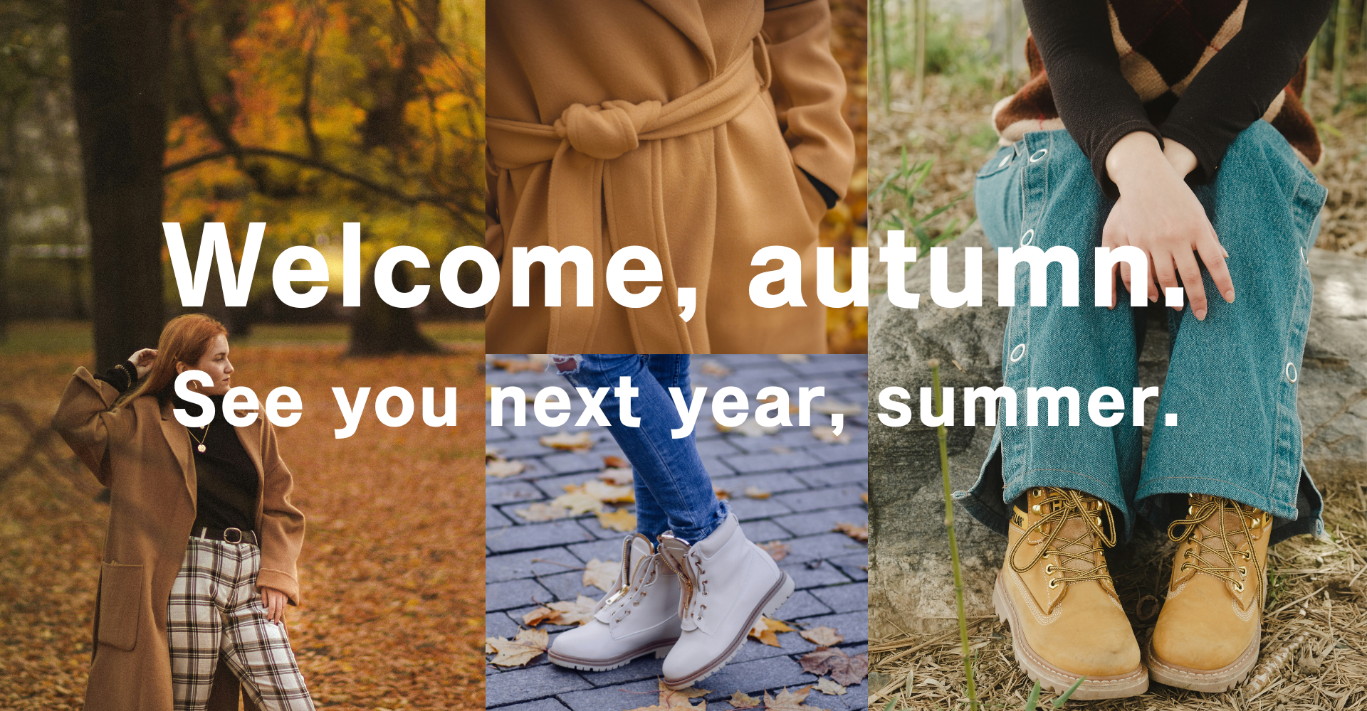 秋物に衣替え開始しました。