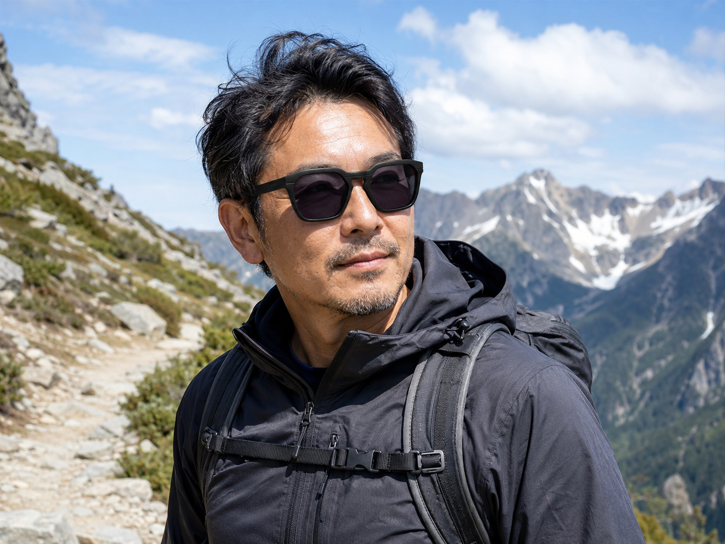 サングラスが必要だ。